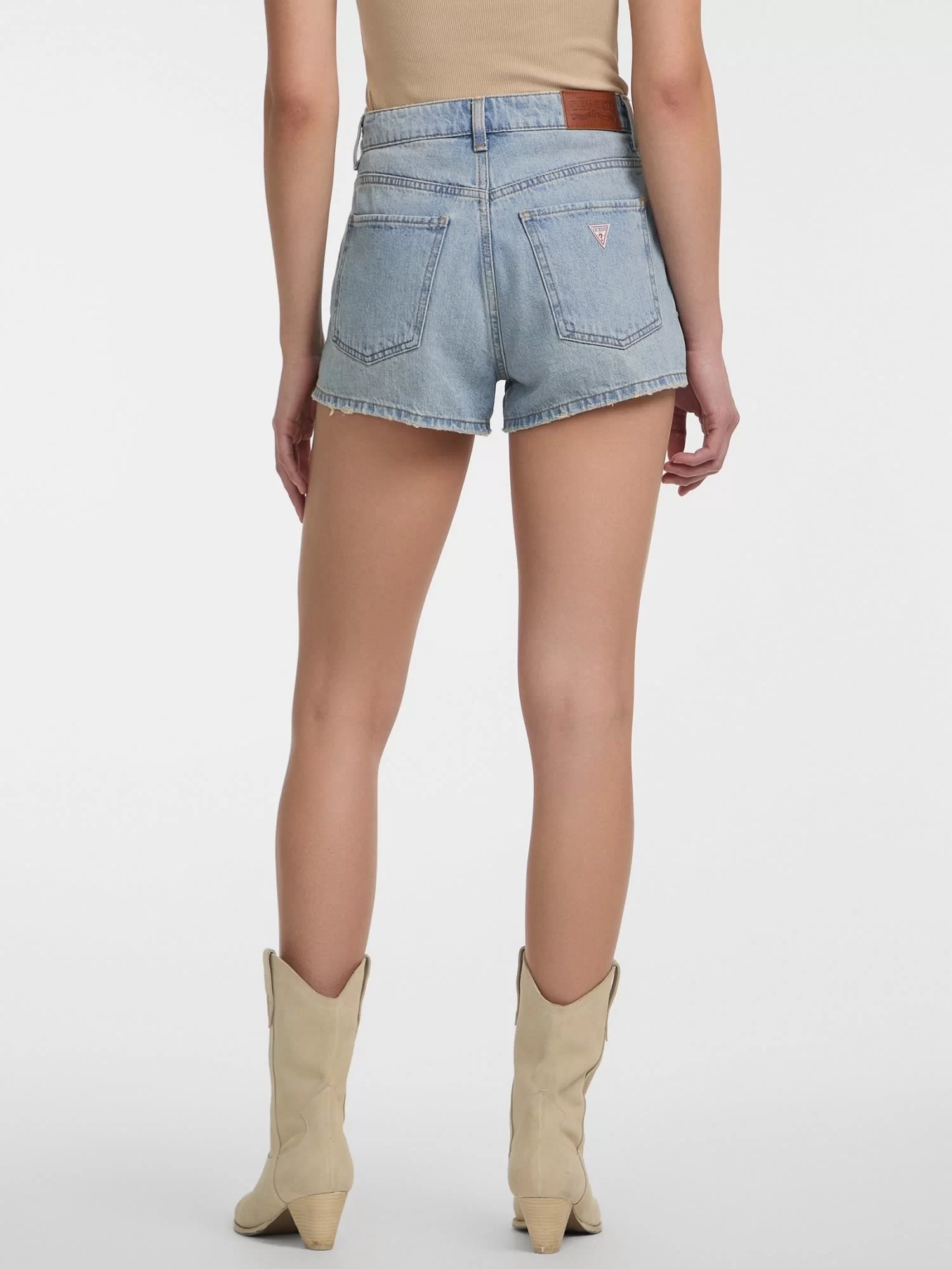 Guess jeans Gj Hıghwaıst Vıntage Short Kadın Mavi Şort W5GD0YD5O14-GAL1