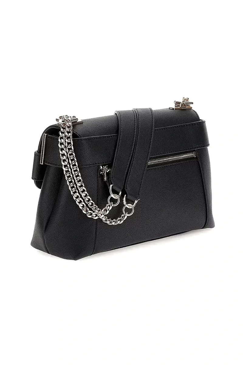 Guess Anadela Convertıble Xbody Flap Kadın Siyah Çapraz Çanta HWBG9633210-BLA