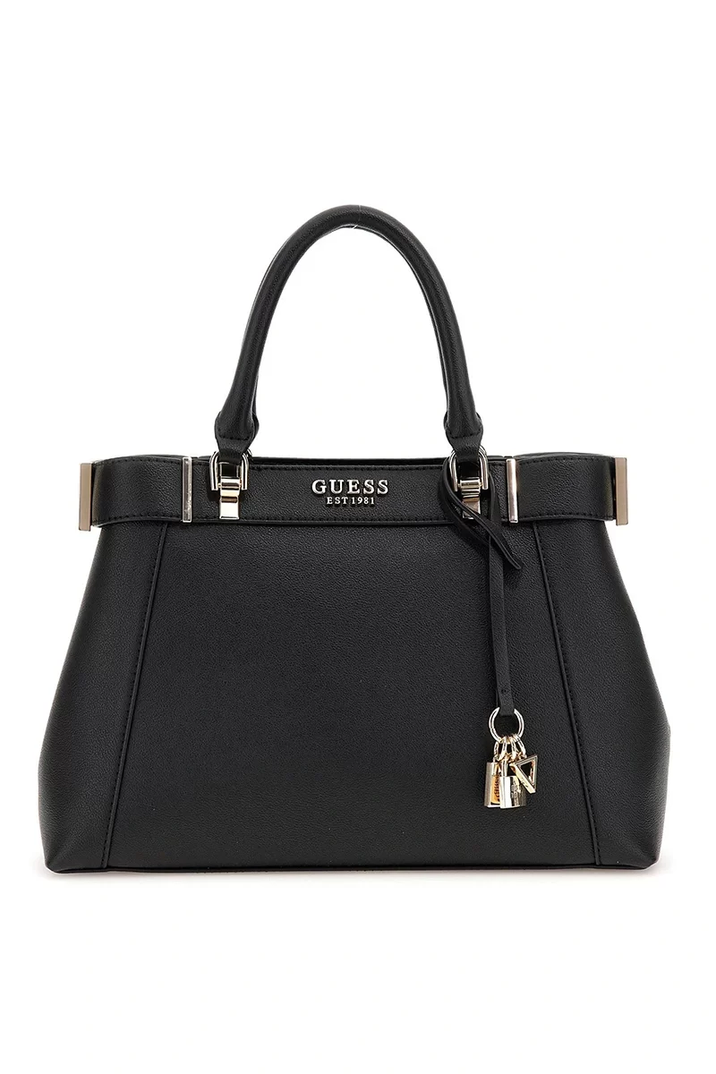 Guess Anadela 3 Comp Satchel Kadın Siyah El Çantası HWBG9633060-BLA