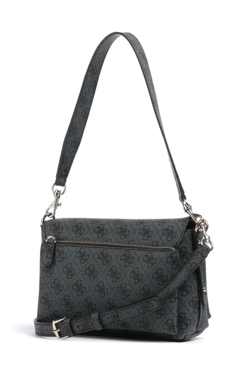 Guess Eco Brenton Flap Shoulder Bag Kadın Antrasit Omuz Çantası HWEBG839019-CLO