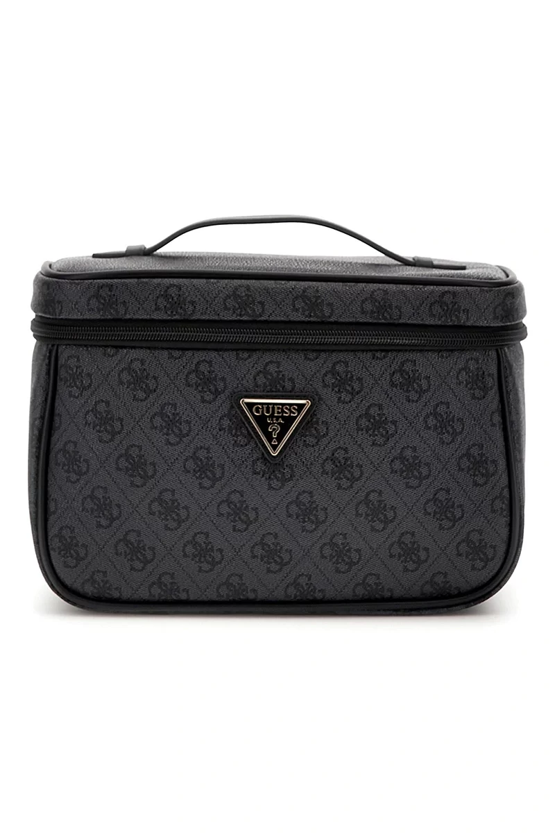 Guess Jesco Toıletry Traın Case Kadın Antrasit Makyaj Çantası TWLB8389039-COA