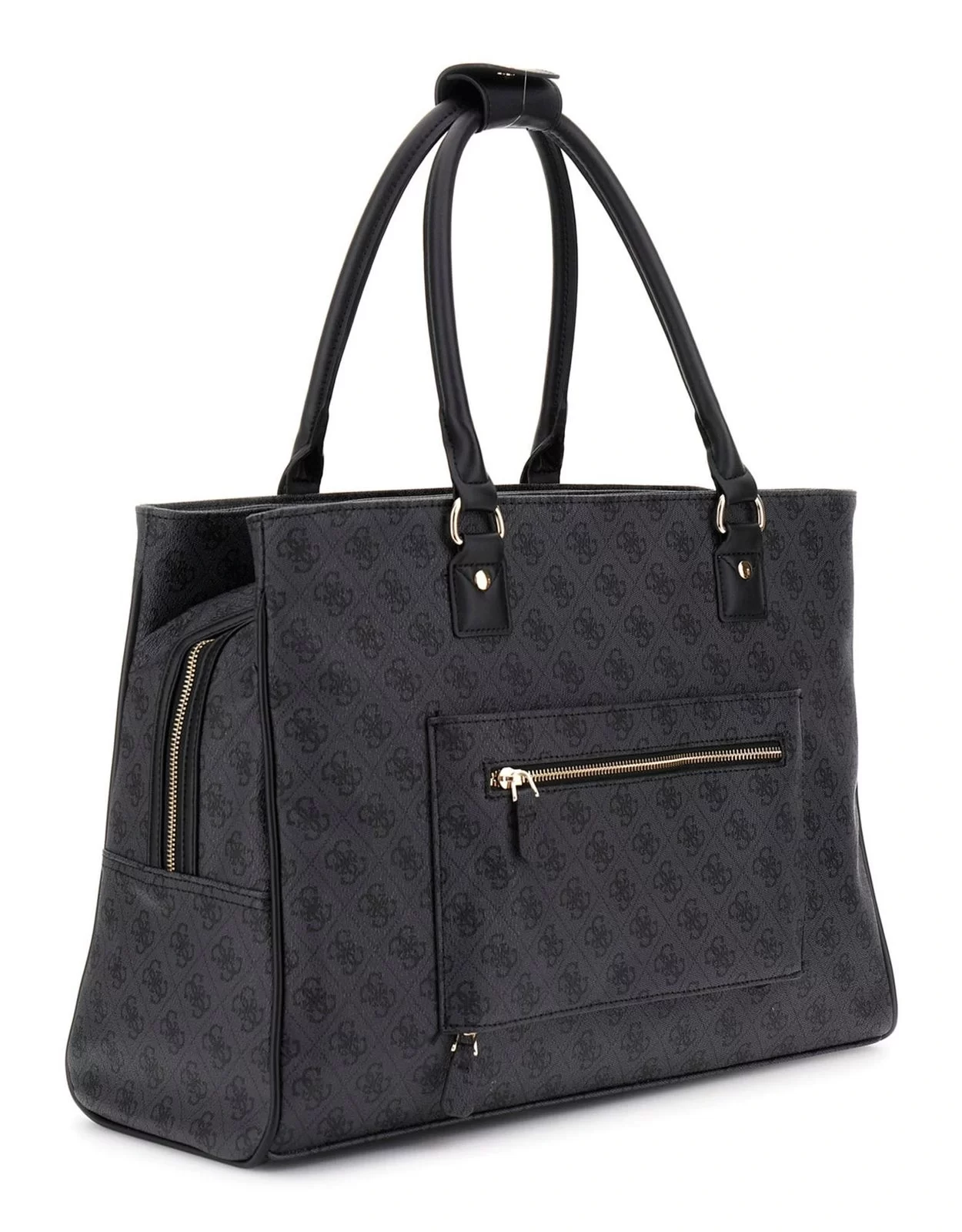 Guess Jesco Shopper Tote Kadın Antrasit Omuz Çantası TWLB8389919-COA