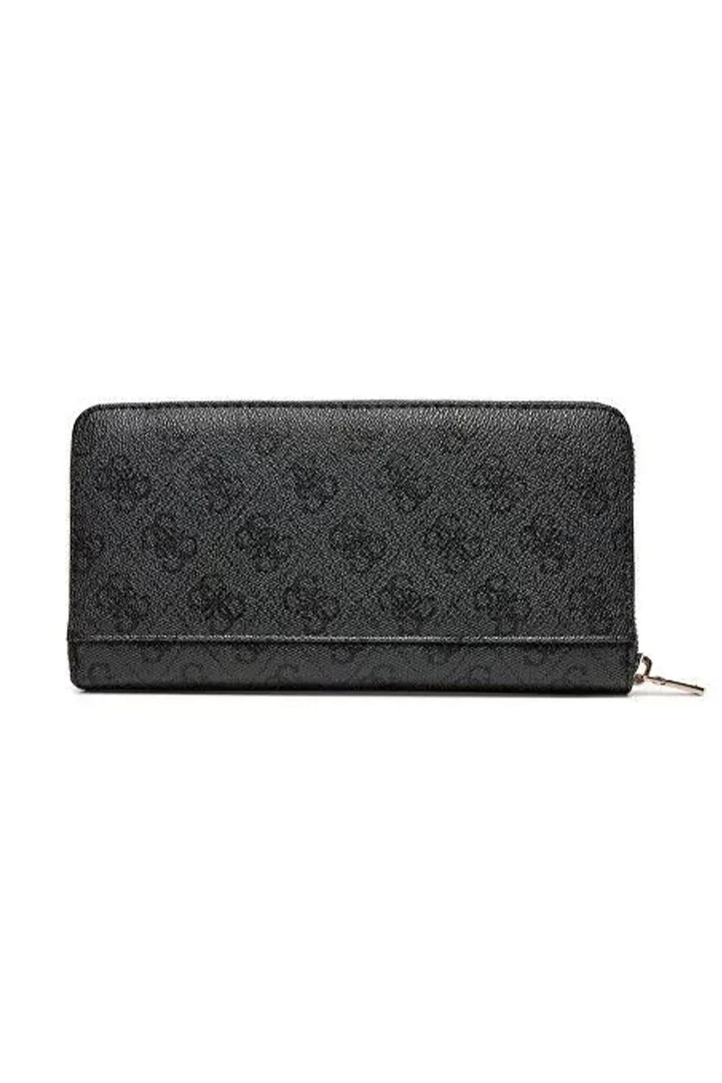 Guess Laurel Slg Cheque Organızer Kadın Antrasit Cüzdan SWSG8500163-CLO