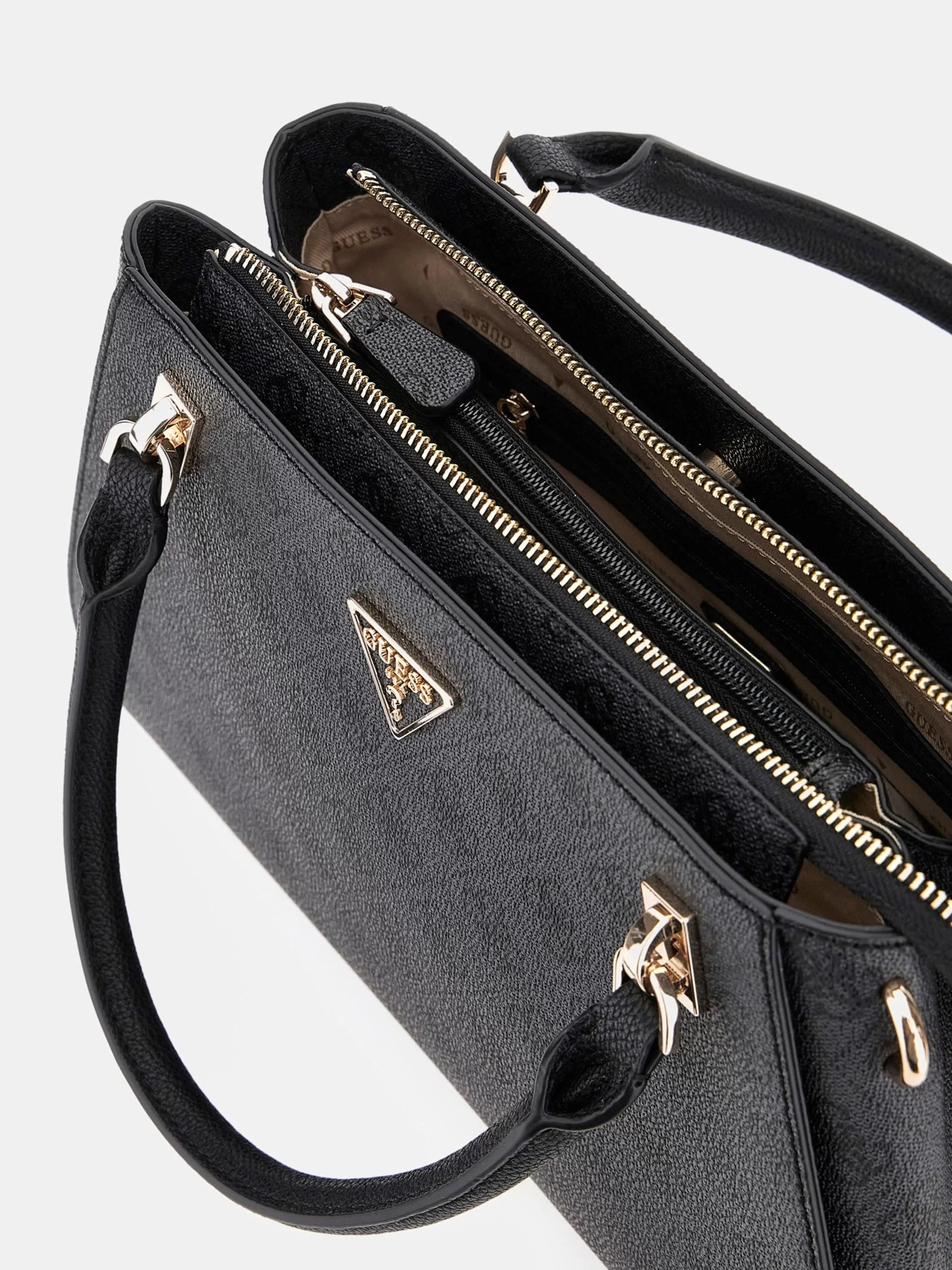 Guess Noelle Luxury Satchel Kadın Antrasit El Çantası HWBG7879070-CLO