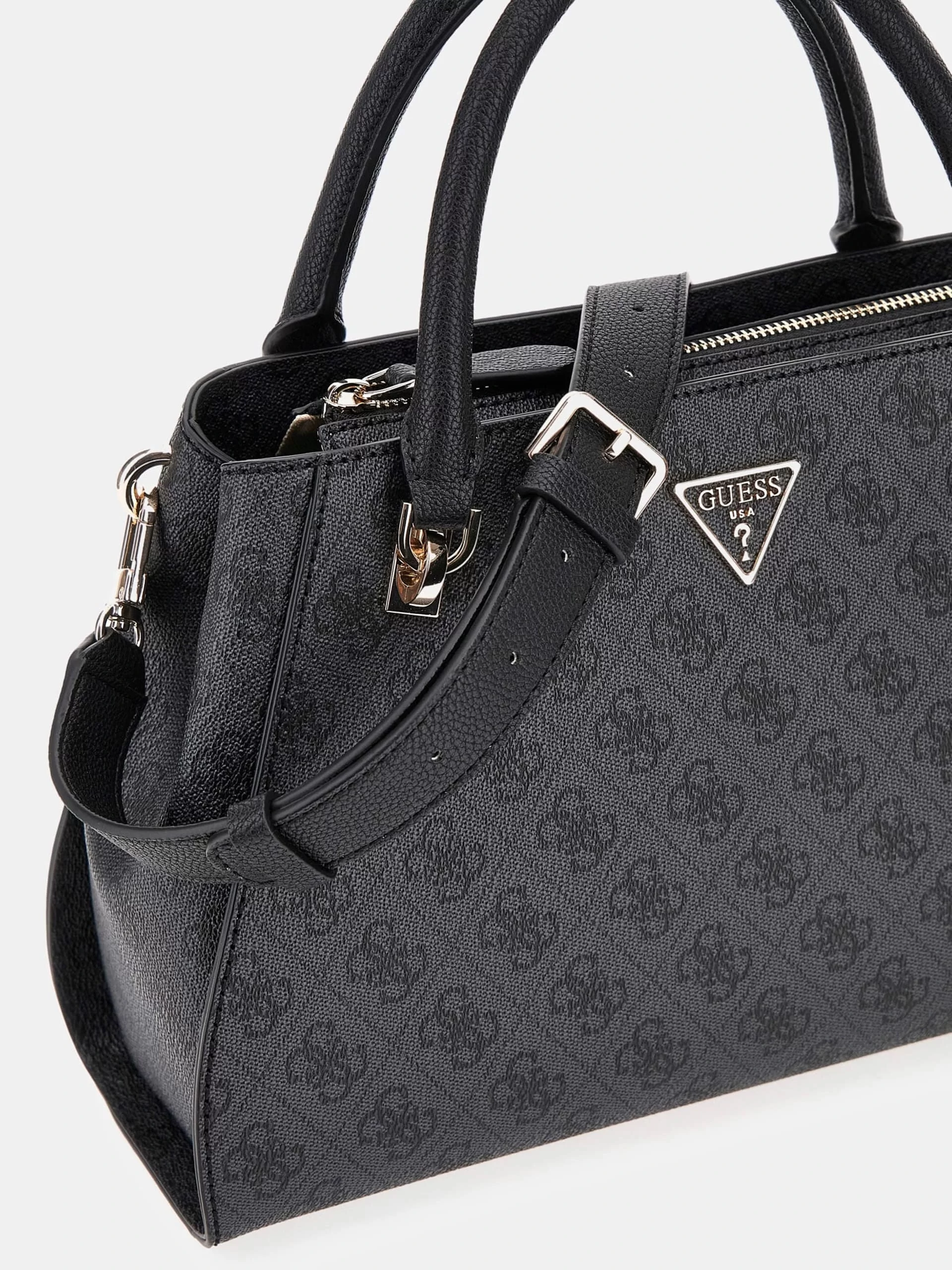 Guess Noelle Luxury Satchel Kadın Antrasit El Çantası HWBG7879070-CLO