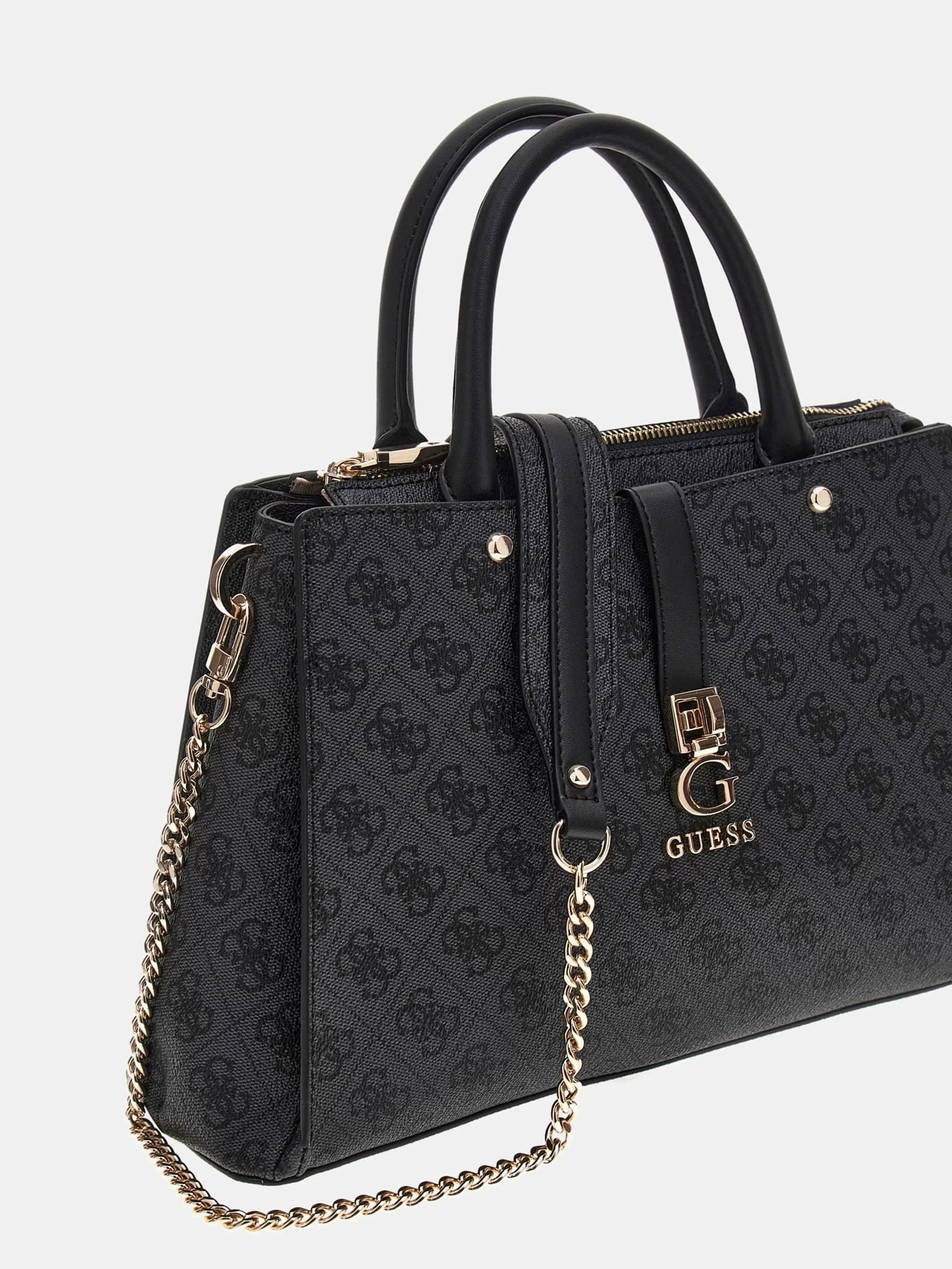 Guess Zamıra Luxury Satchel Kadın Antrasit El Çantası HWSG9629060-CLO