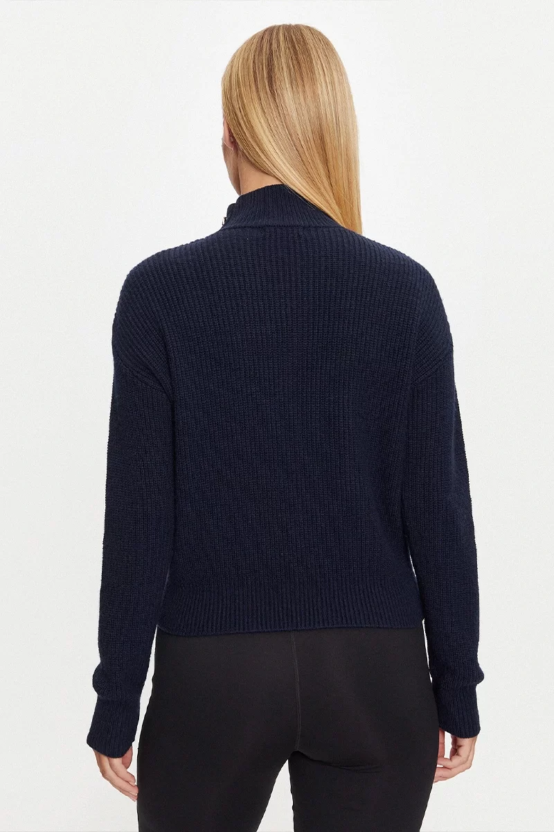 Guess Zylee Ls Mock Neck Swtr Kadın Siyah Kazak W4BR39Z2WX0-G77G