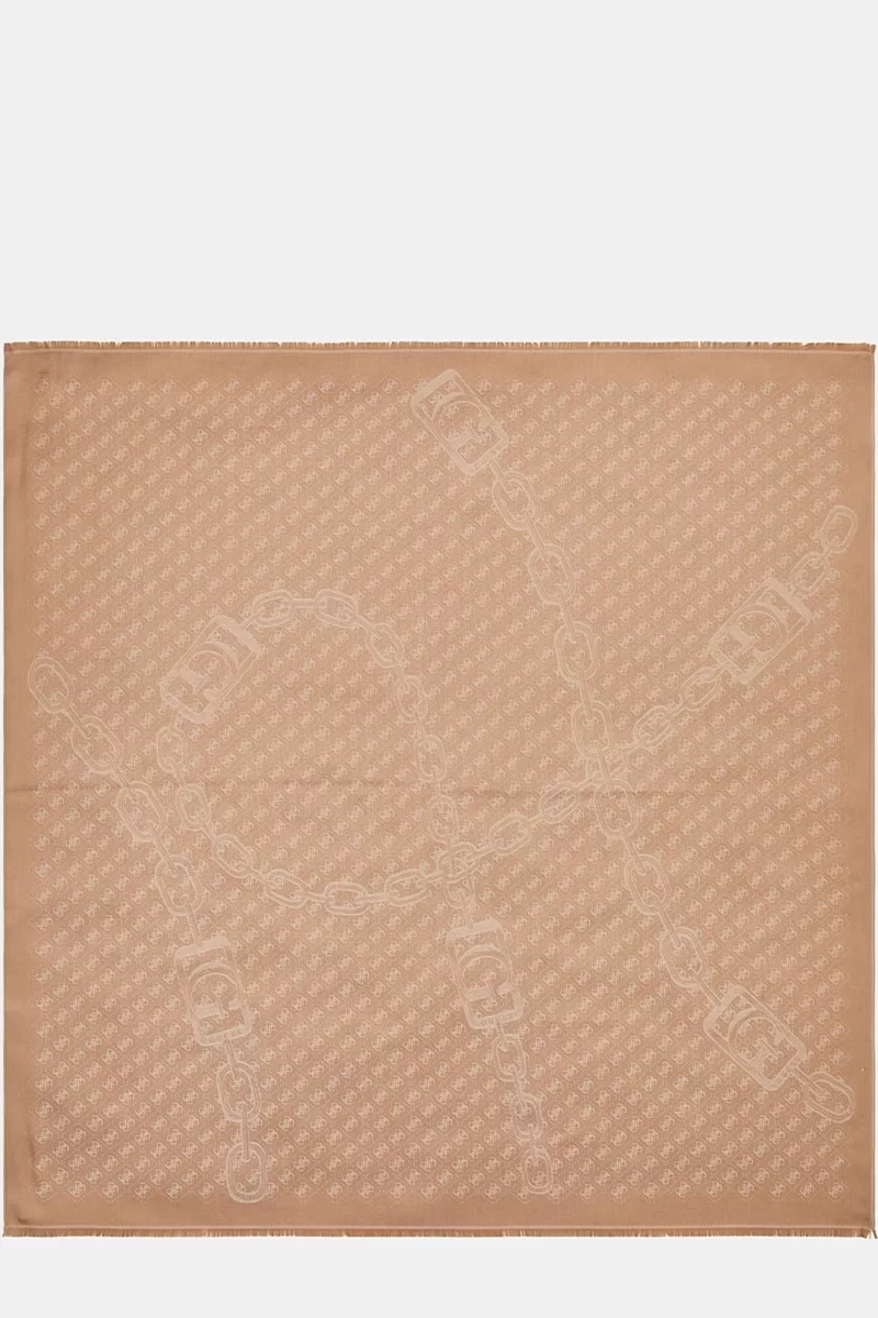 Guess Kefıah Logo 4G 125X125 Kadın Bej Eşarp AW5191POL03-LTL
