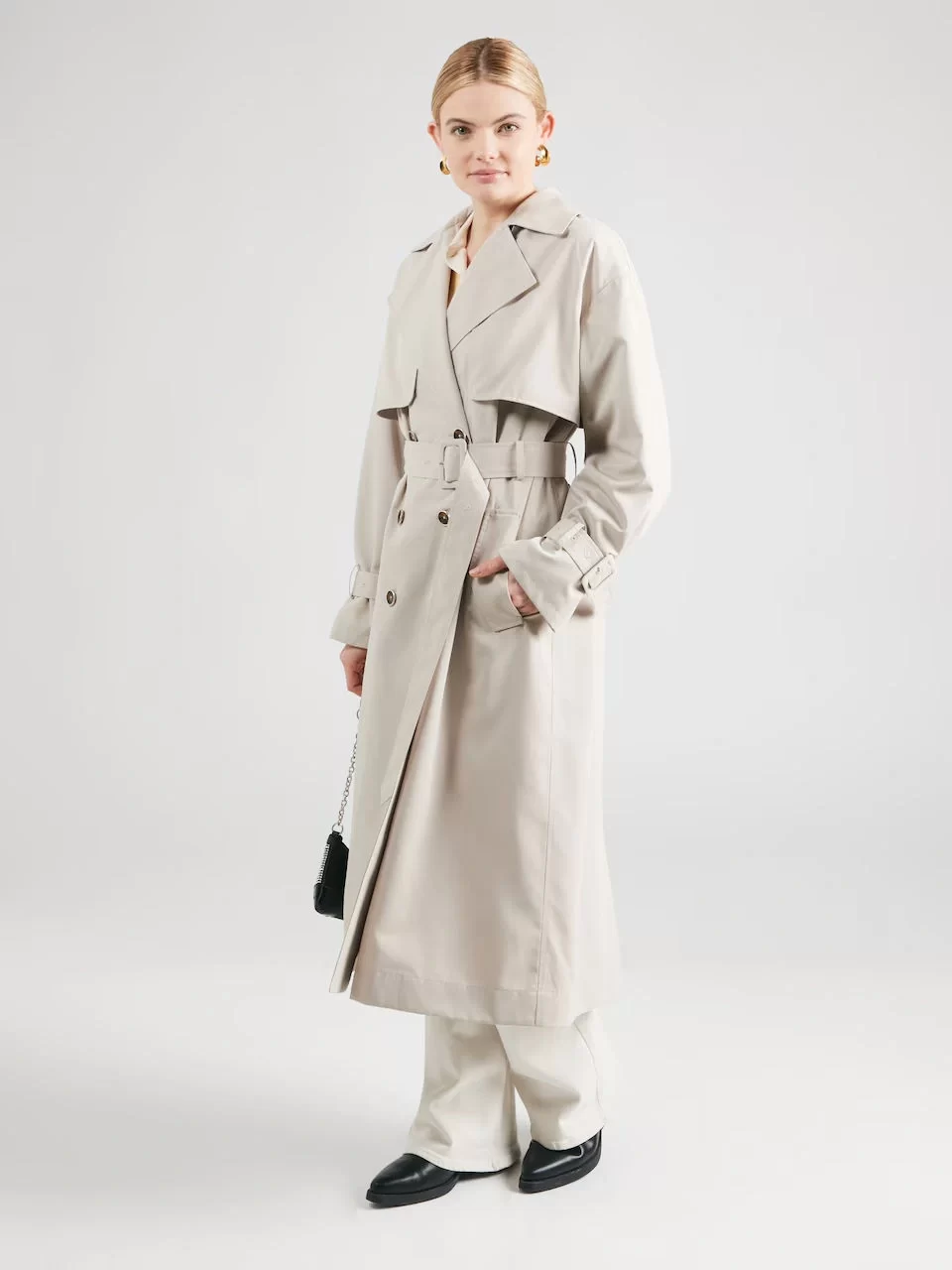 Guess Amıra Trench Kadın Bej Trençkot W5GL33WHAE2-G9D0