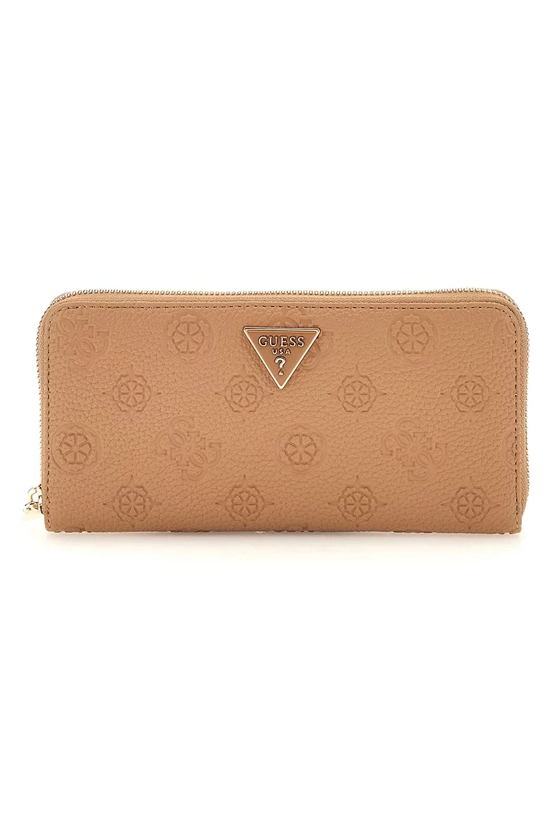 Guess Cresıdıa Slg Large Zıp Around Kadın Bej Cüzdan SWPG9349146-BEI