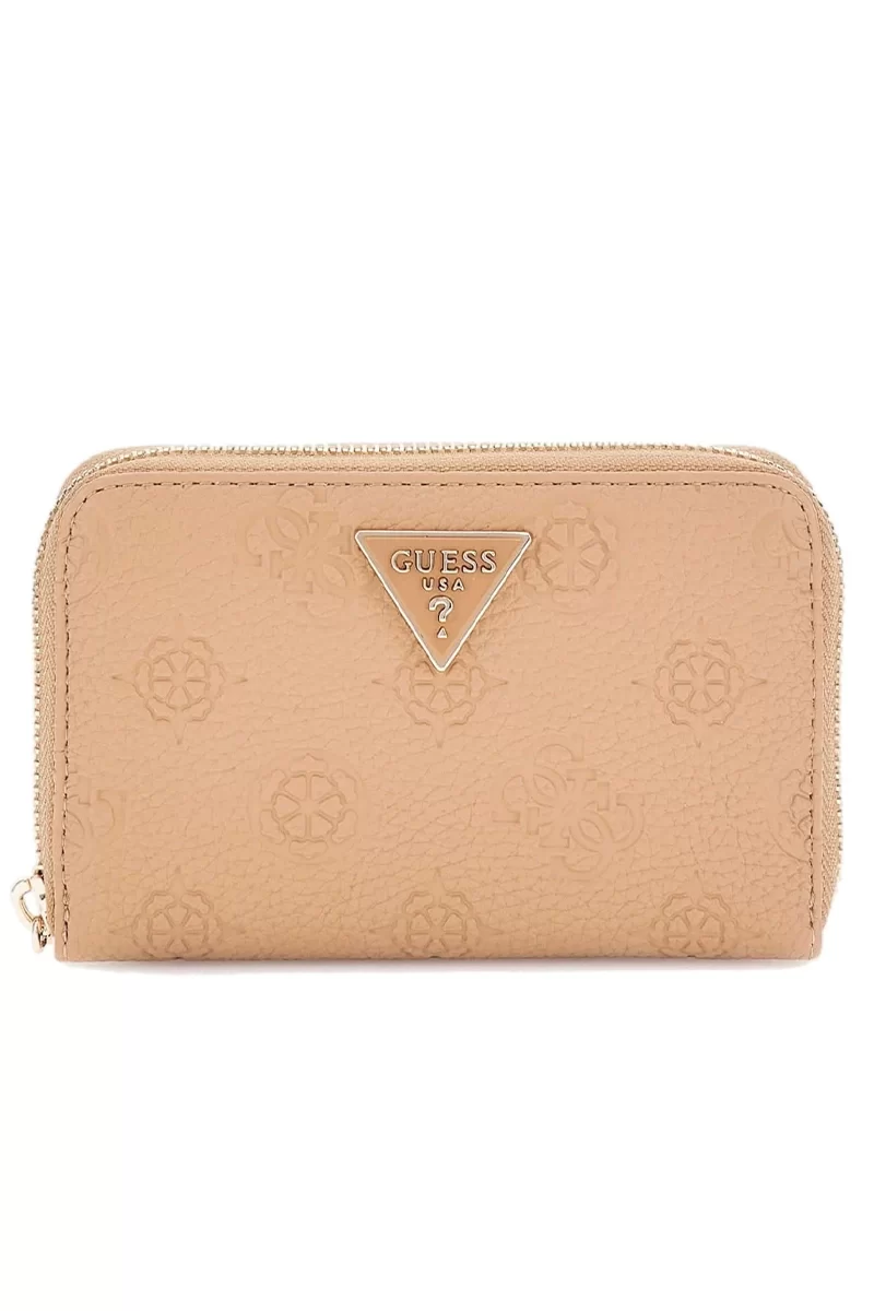 Guess Cresıdıa Slg Medıum Zıp Around Kadın Bej Cüzdan SWPG9349140-BEI