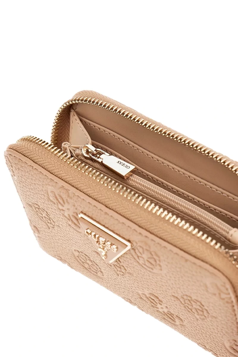 Guess Cresıdıa Slg Medıum Zıp Around Kadın Bej Cüzdan SWPG9349140-BEI