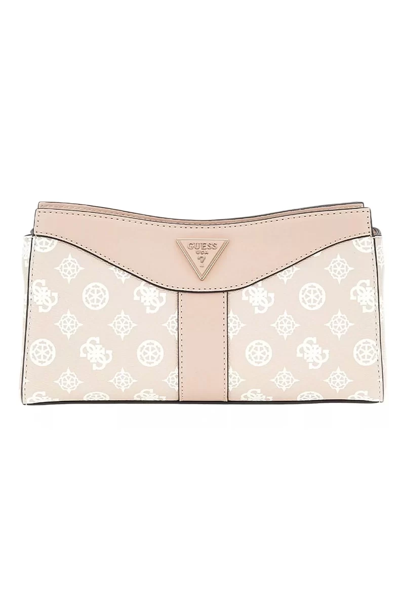 Guess Dorys Top Zıp Crossbody Kadın Bej Mini Çanta HWPG9521120-SDL