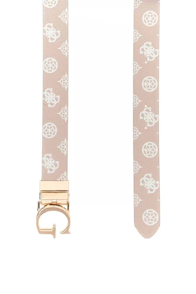 Guess Kadın Bej Erica Çift Taraflı Kemer 30 mm