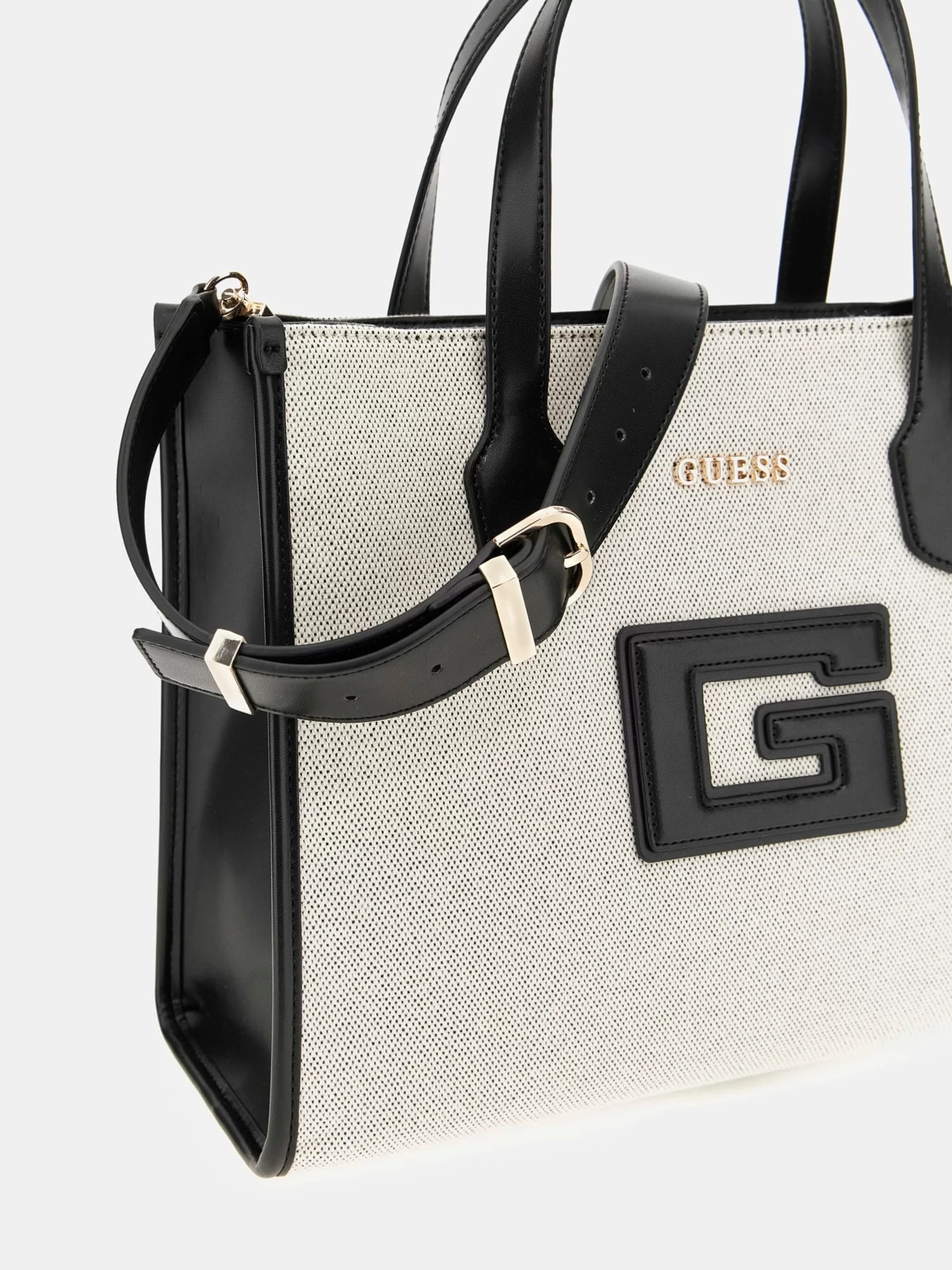 Guess Kadın Siyah G Status İki Bölmeli Tote Çanta