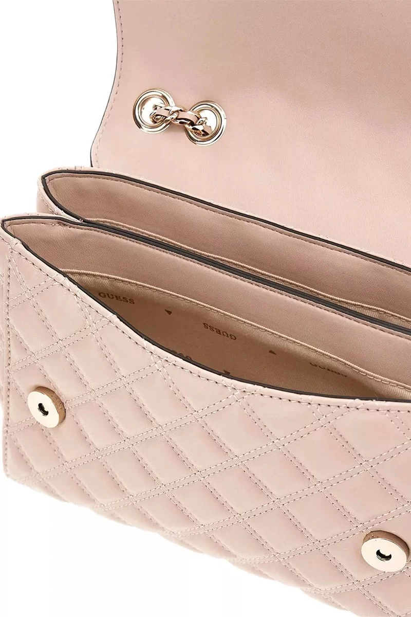 Guess Gıully 2 Cmprtmnt Cnvrtble Flp Kadın Bej Çapraz Çanta HWQG8748200-BEI