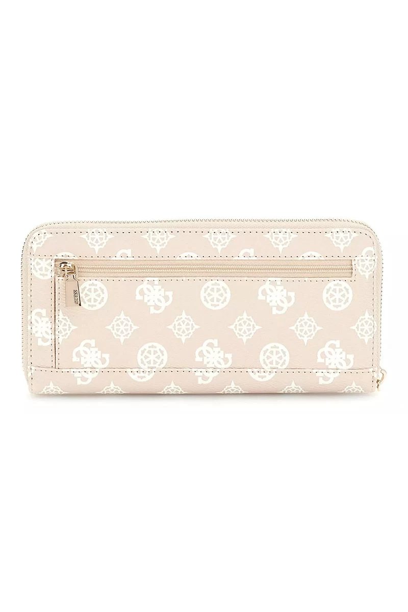Guess Laurel Slg Large Zıp Around Kadın Bej Cüzdan SWPG8500146-SDL