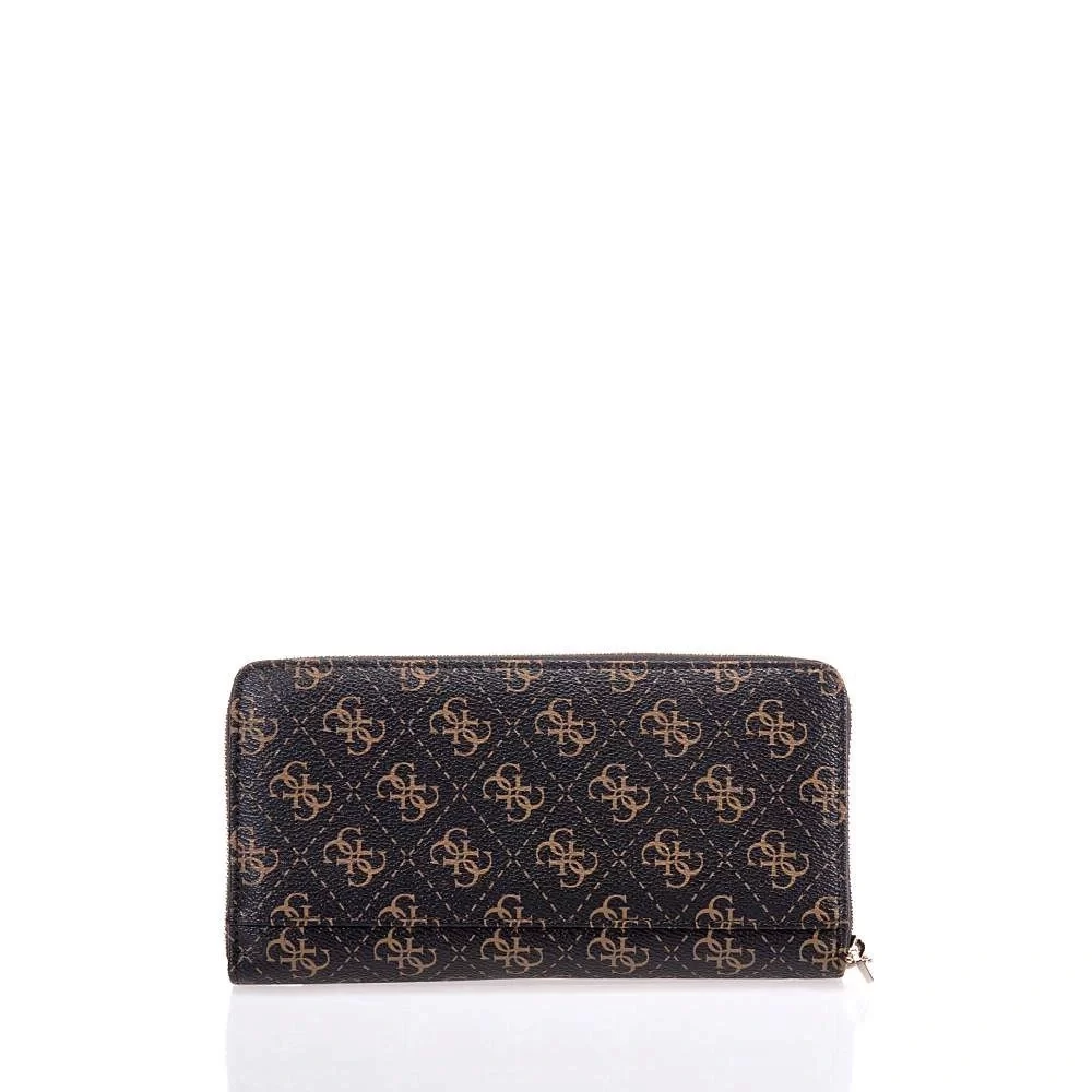 Guess Laurel Slg Cheque Organızer Kadın Kahverengi Cüzdan SWQE8500163-BNL