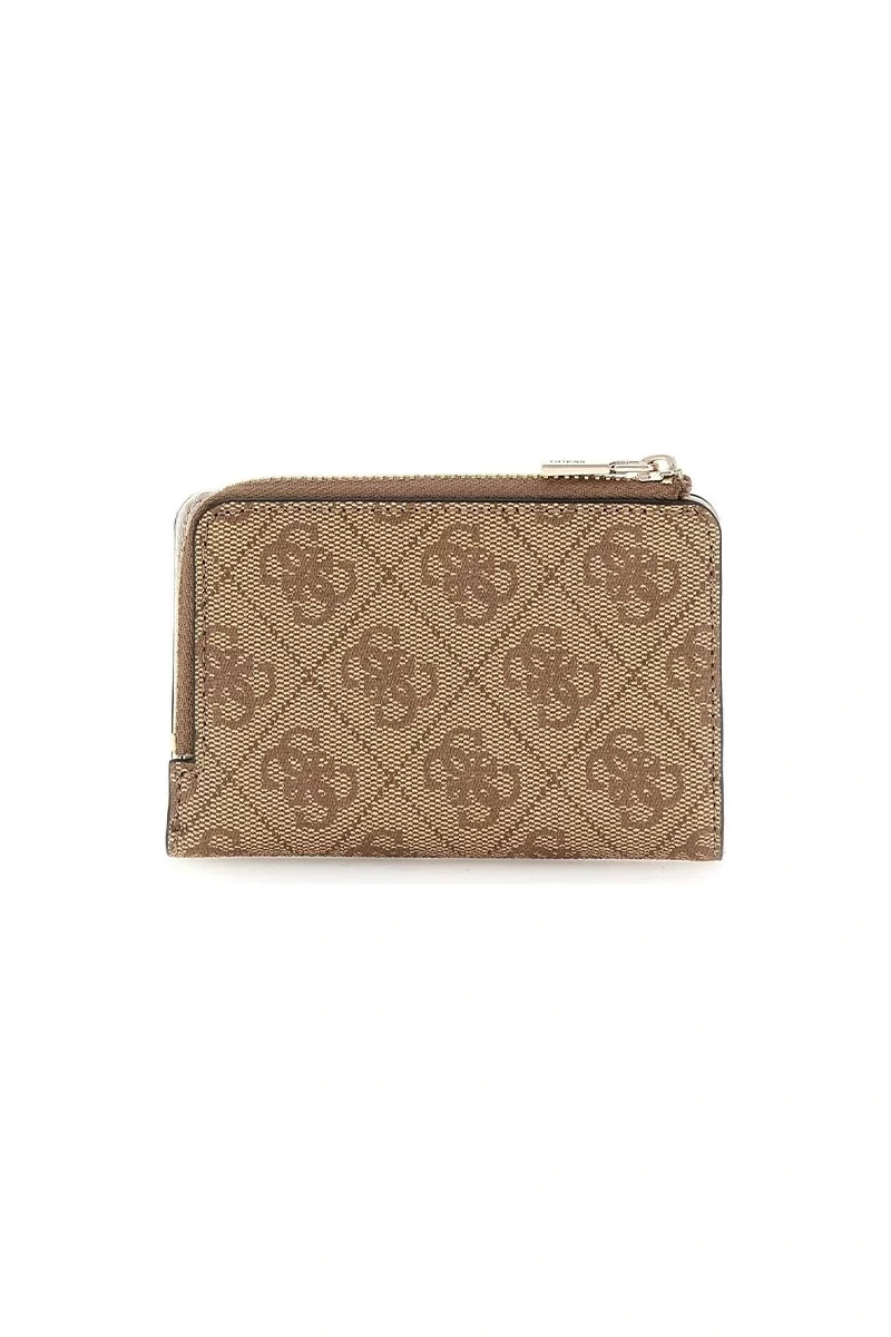 Guess Laurel Slg Zıp Arnd Card Case Kadın Kahverengi Cüzdan SWSG8500156-LTL