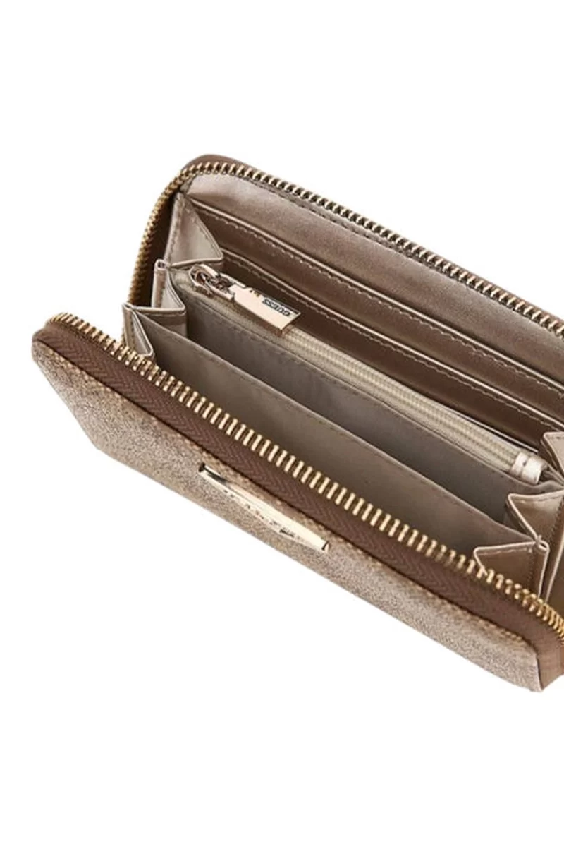 Guess Laurel Slg Cheque Organızer Kadın Kahverengi Cüzdan SWSG8500163-LTL