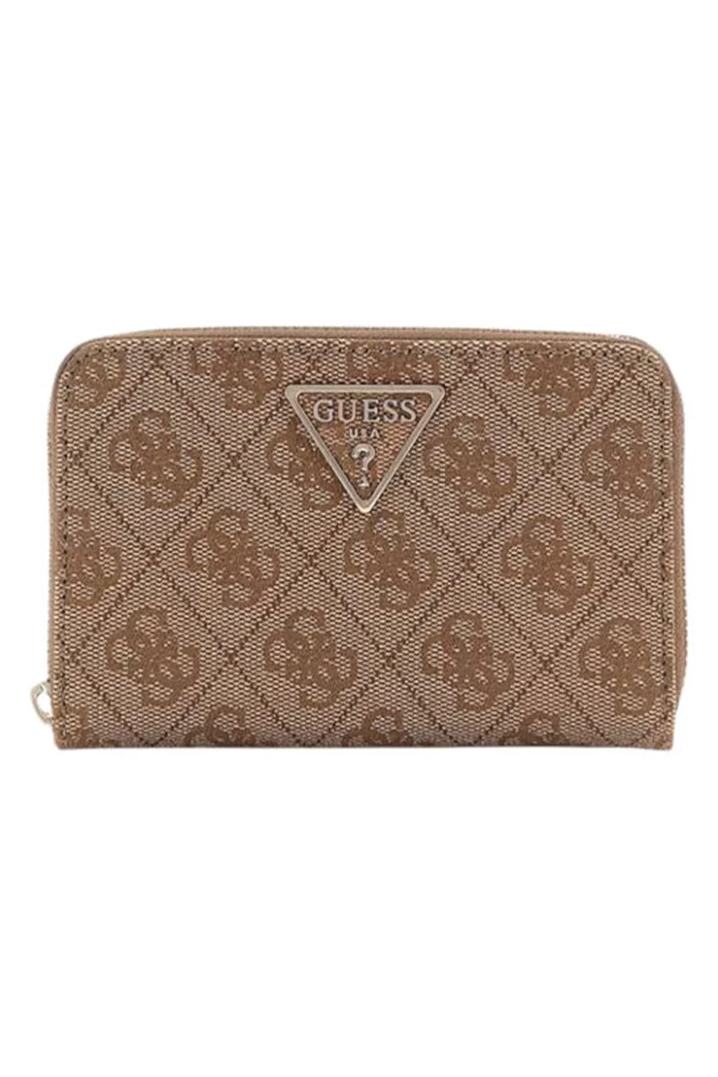 Guess Laurel Slg Cheque Organızer Kadın Kahverengi Cüzdan SWSG8500163-LTL