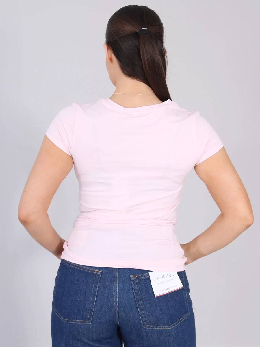 Guess Ss Trıangle Ombre R3 Tee Kadın Pembe T-Shirt W5GI43KA0Q1-A60W
