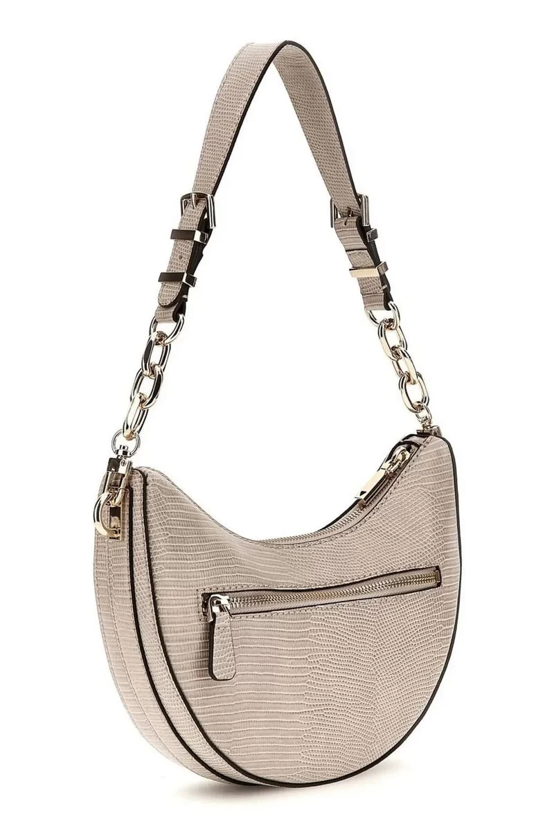 Guess Orlına Top Zıp Shoulder Bag Kadın Kahverengi Omuz Çantası HWKG9531180-TAU