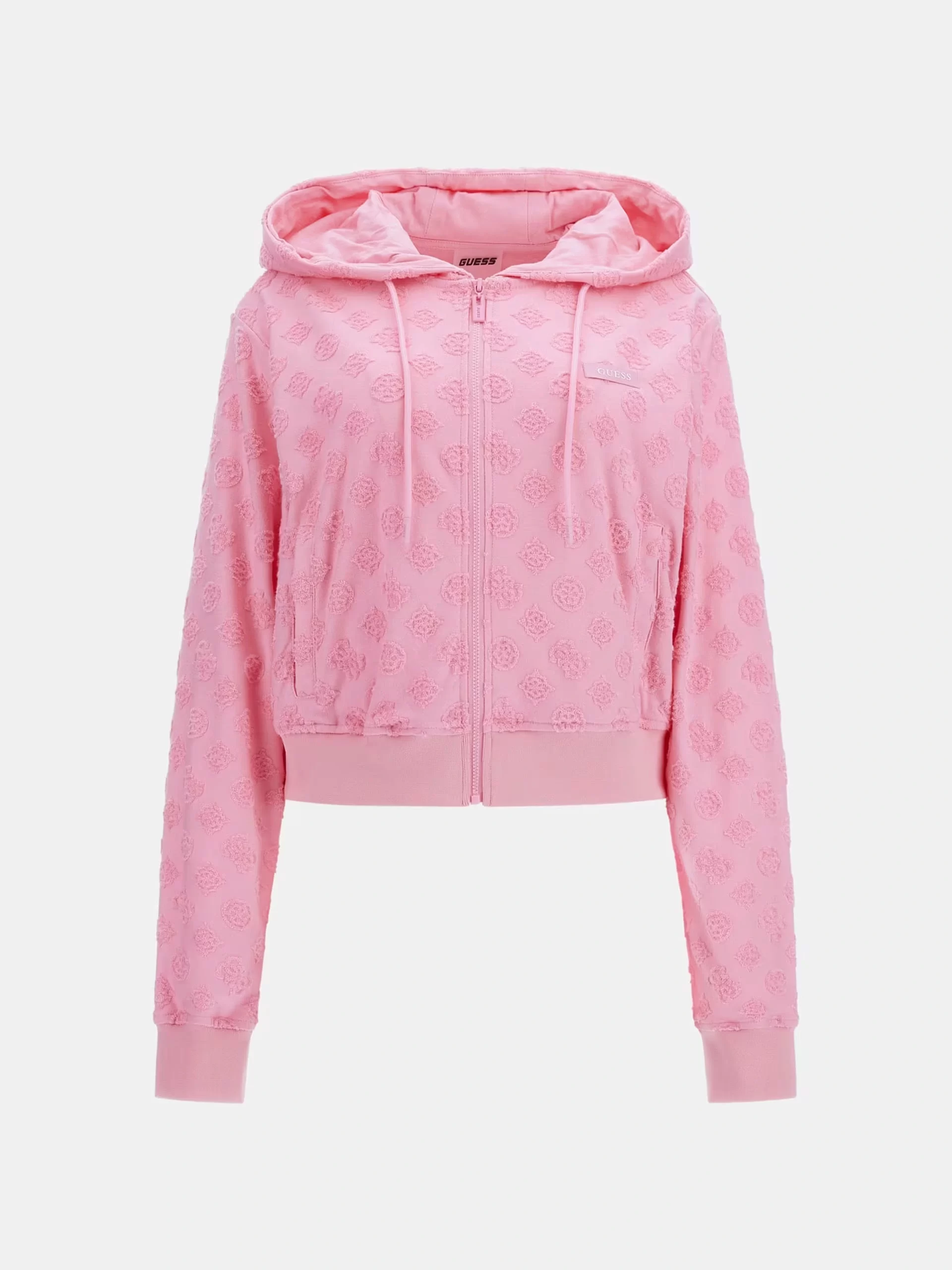 Guess Peony Jacquard Hooded Full Zıp Kadın Çok Renkli Eşofman Üstü V5GQ00KCT02-F6EV
