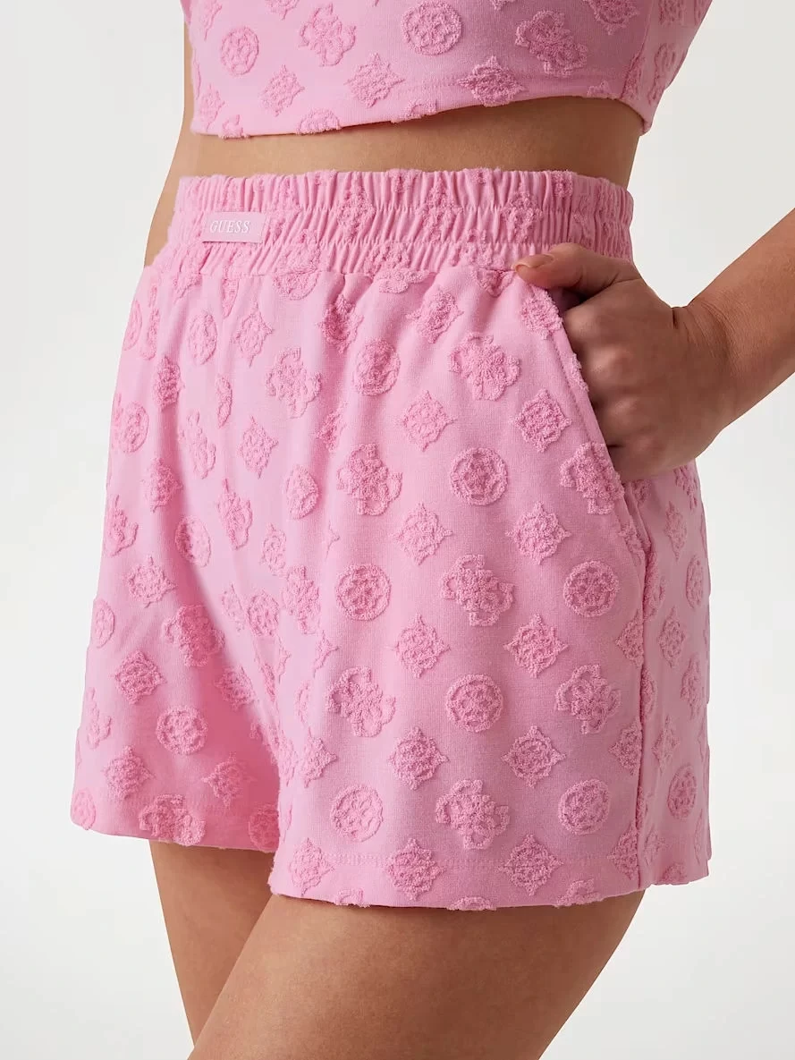 Guess Peony Jacquard Short Kadın Çok Renkli Şort V5GD16KCT02-F6EV