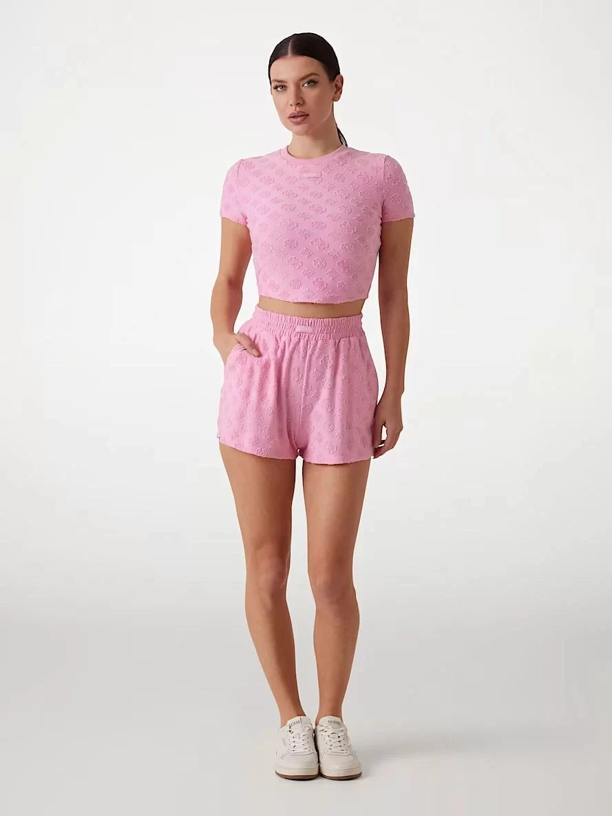 Guess Peony Jacquard Short Kadın Çok Renkli Şort V5GD16KCT02-F6EV