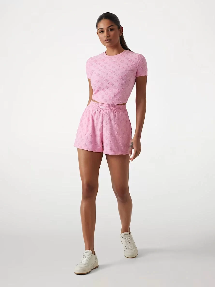 Guess Peony Jacquard Short Kadın Çok Renkli Şort V5GD16KCT02-F6EV