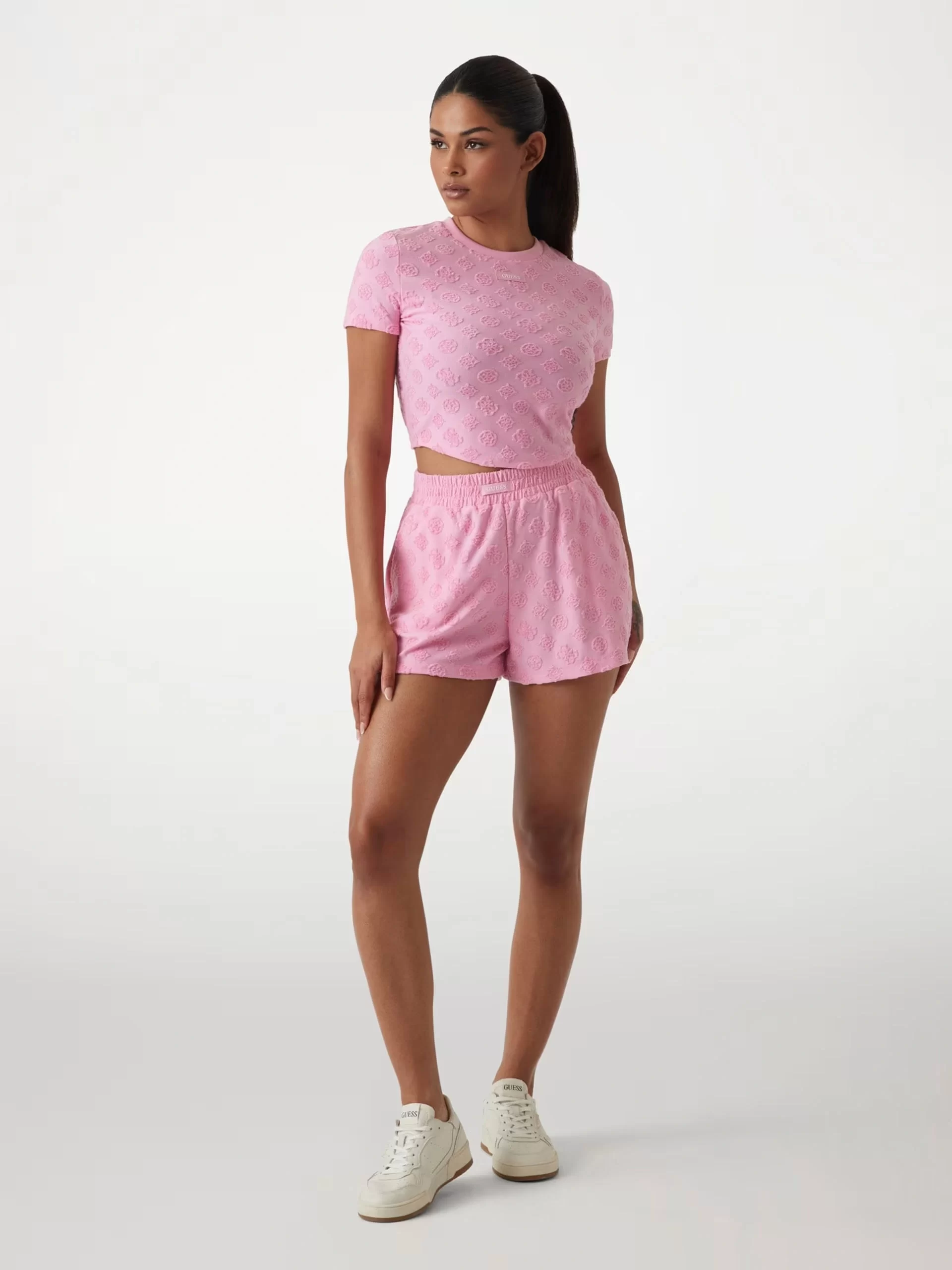 Guess Kadın  Peony Jakarlı Triko Bluz