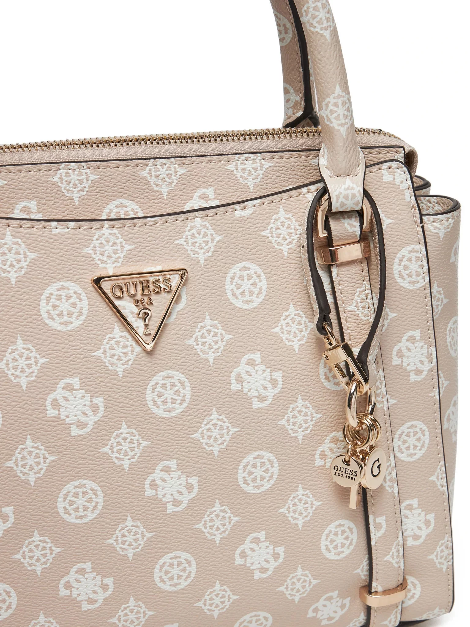 Guess Eco Erıca 2 Comp Satchel Kadın Bej El Çantası HWEPG951006-SDL