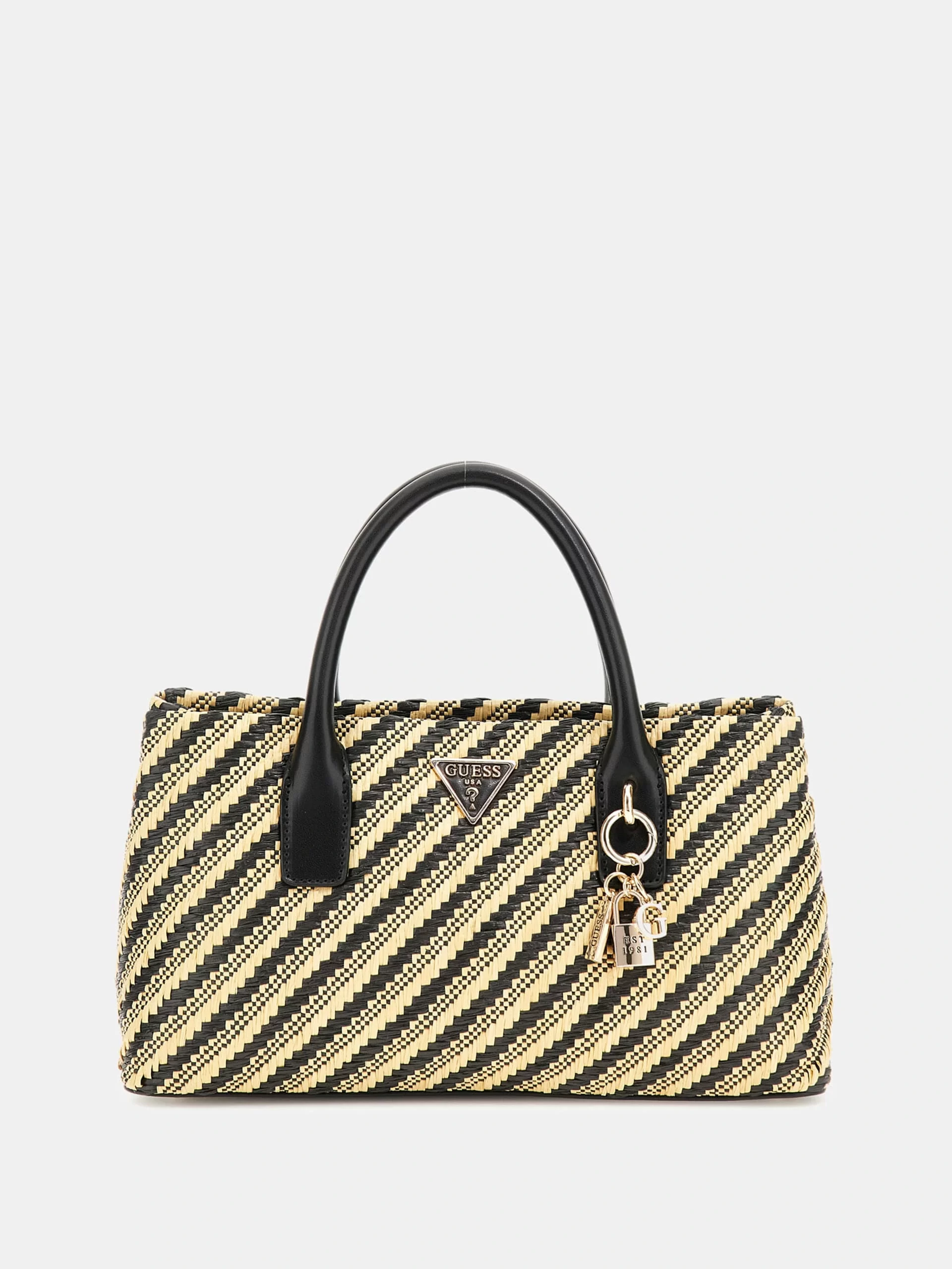 Guess Kadın Siyah Simona Küçük Satchel Çanta