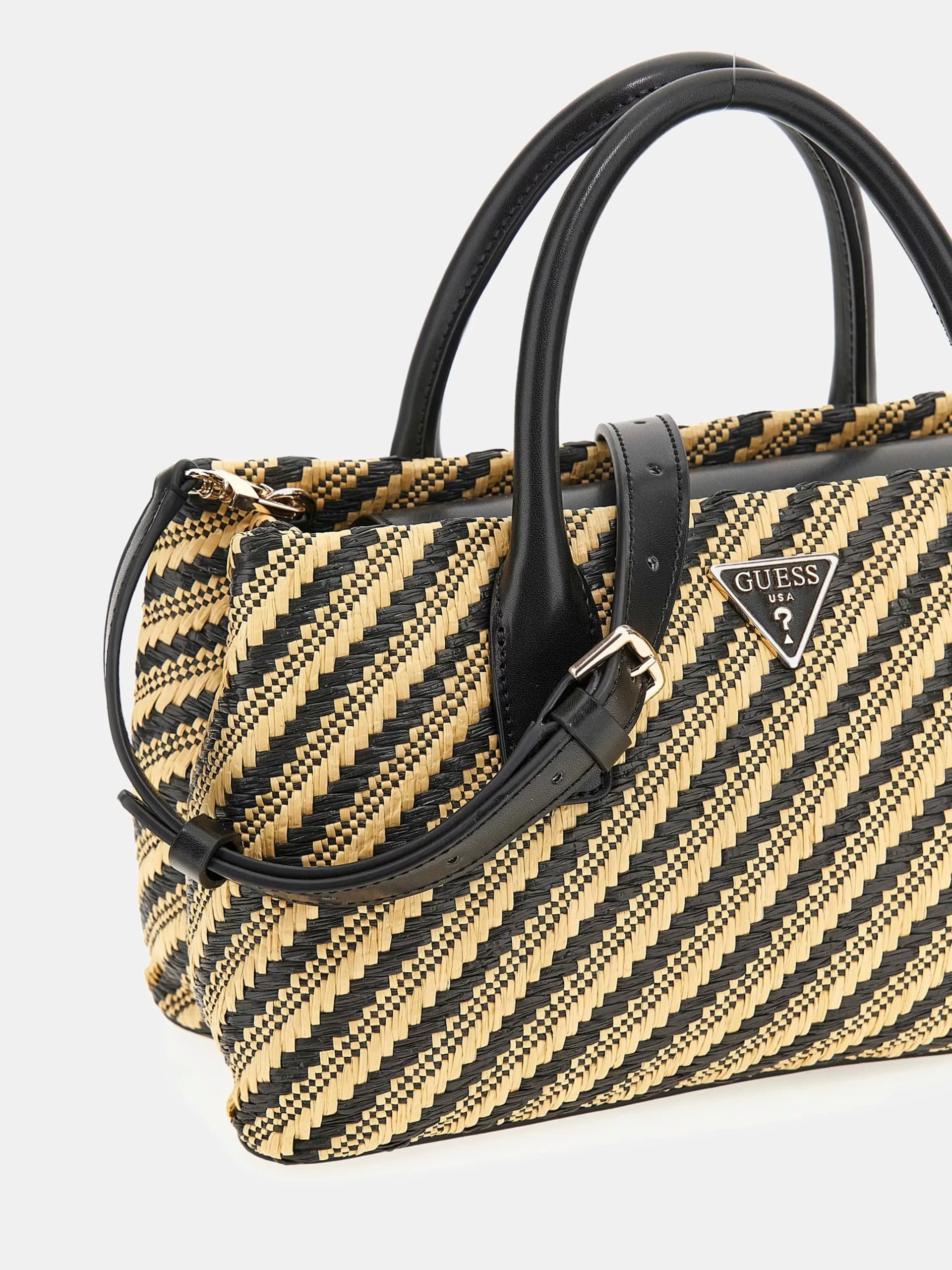 Guess Kadın Siyah Simona Küçük Satchel Çanta