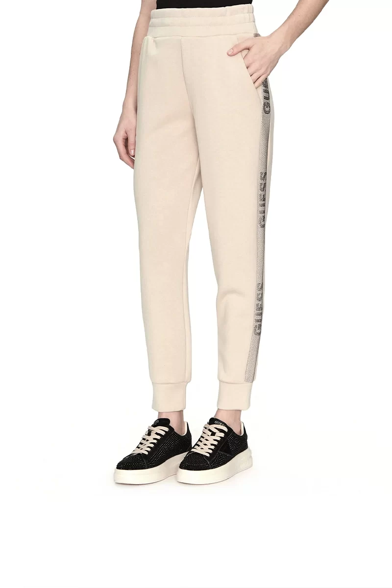 Guess Vıctoıre Scuba Pants Kadın Bej Eşofman Altı W5RB00KBYE2-G9N9
