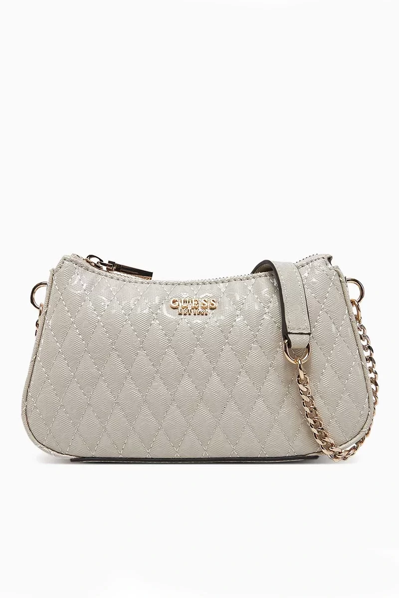 Guess Betula Mını Crossbody Top Zıp Kadın Kahverengi Mini Çanta HWGG9626720-TAU