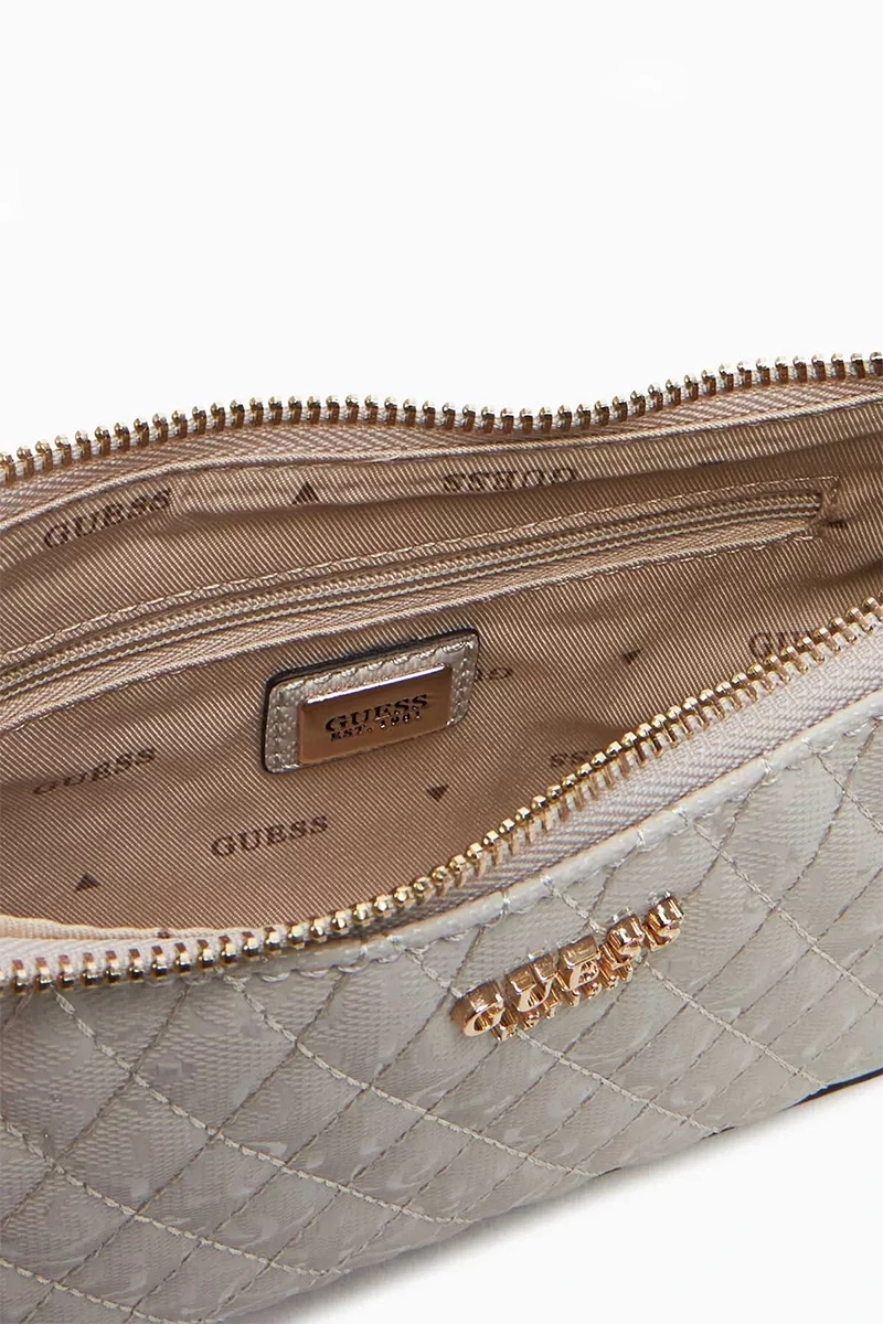 Guess Betula Mını Crossbody Top Zıp Kadın Kahverengi Mini Çanta HWGG9626720-TAU