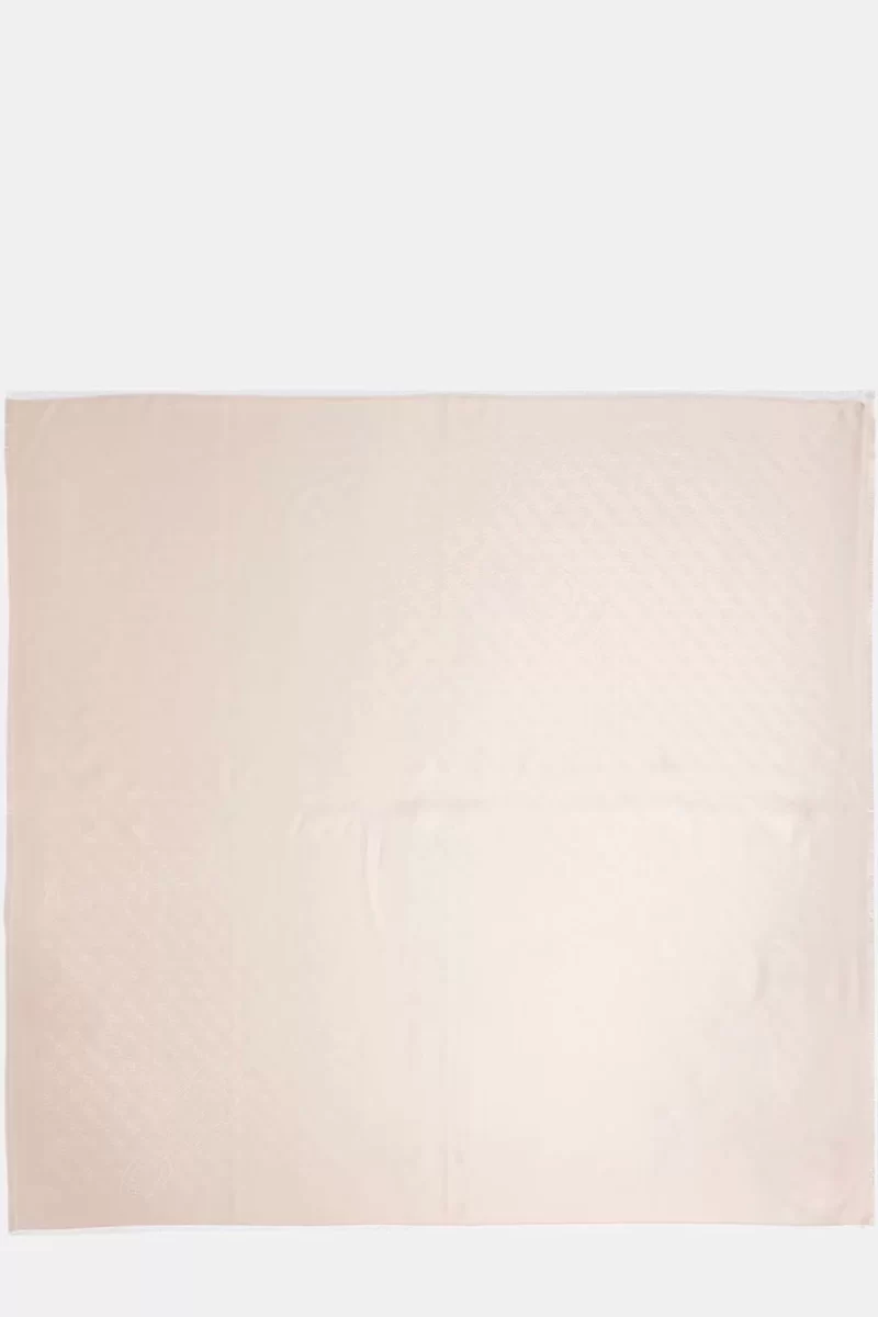 Guess Kefıah Logo 4G 125X125 Kadın Beyaz Eşarp AW5191POL03-DVL