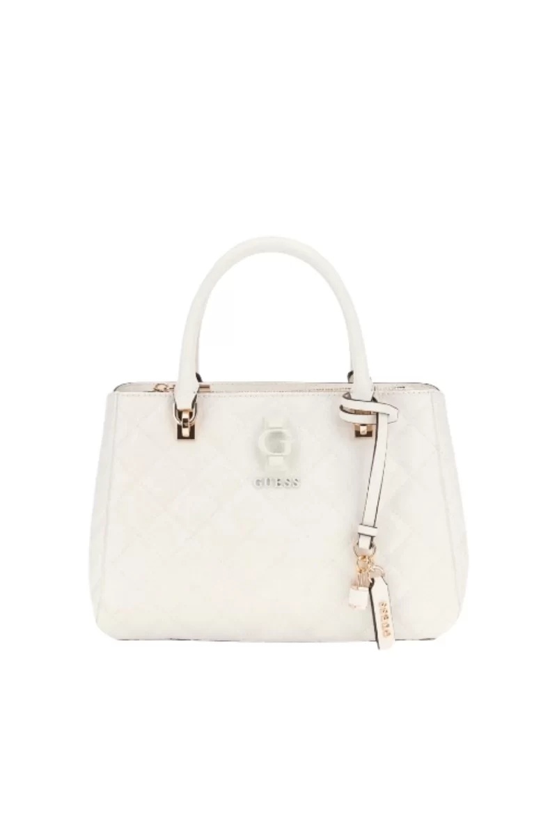 Guess Bessey Luxury Satchel Kadın Beyaz El Çantası HWGG9522060-WHI
