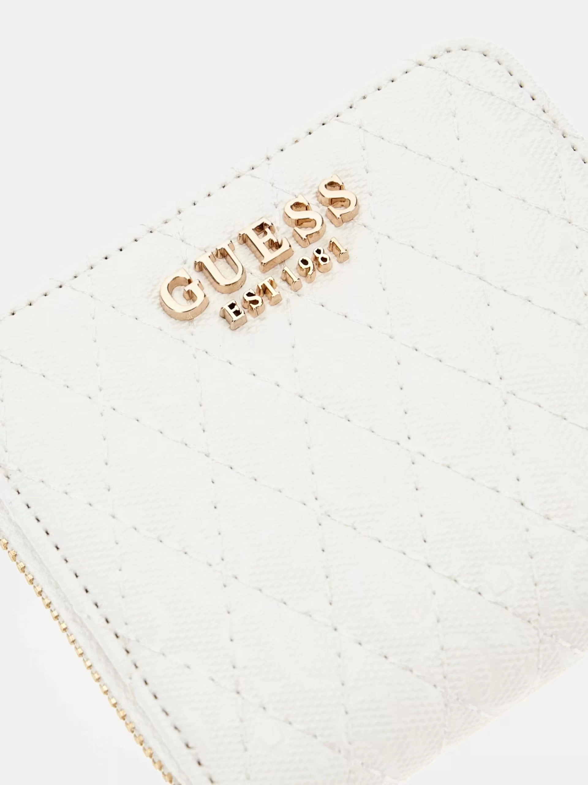 Guess Betula Slg Small Zıp Around Kadın Beyaz Cüzdan SWGG9626137-WHI