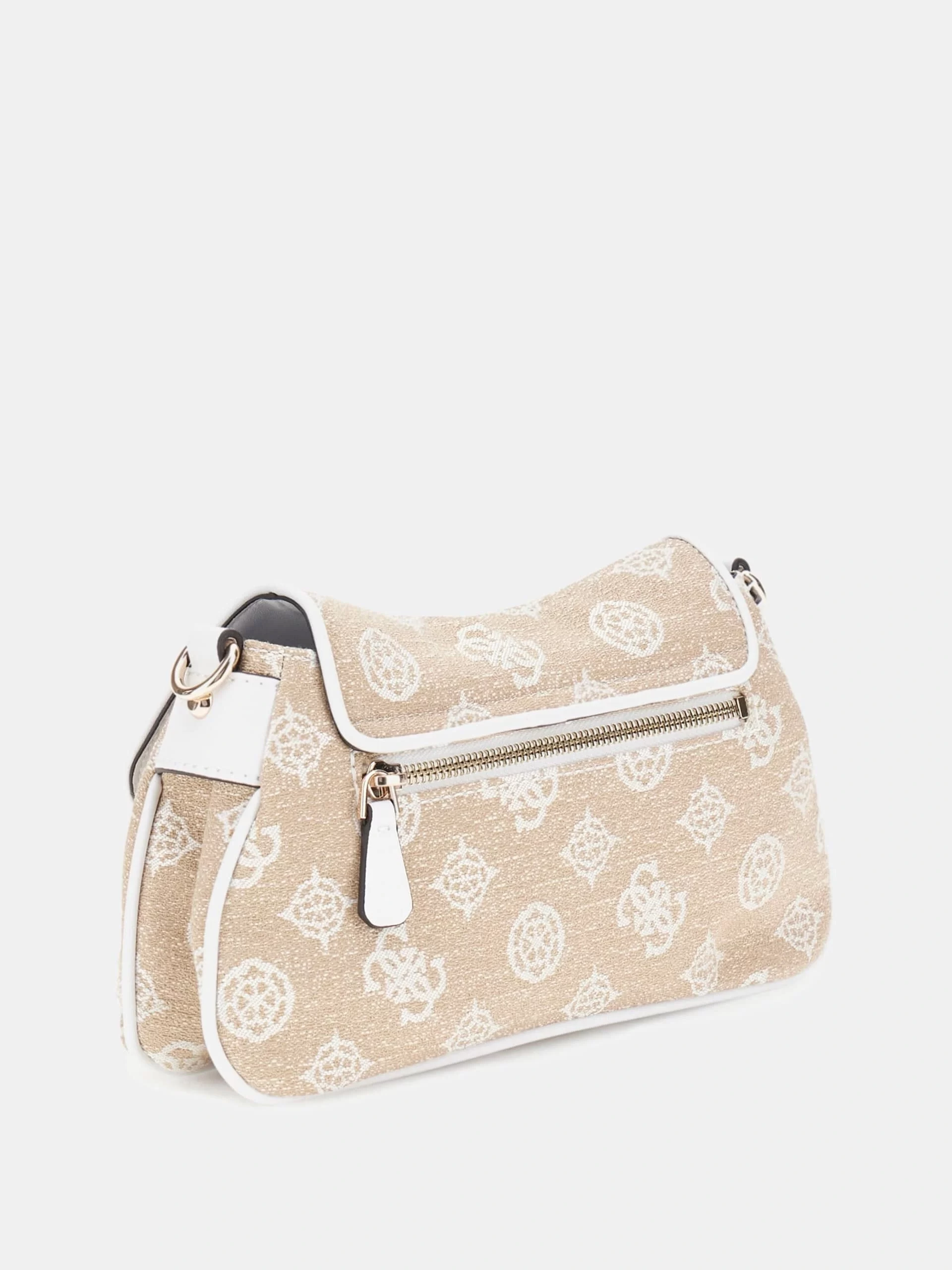 Guess Beyza Flap Shoulder Bag Kadın Beyaz Omuz Çantası HWJG9627190-WLO
