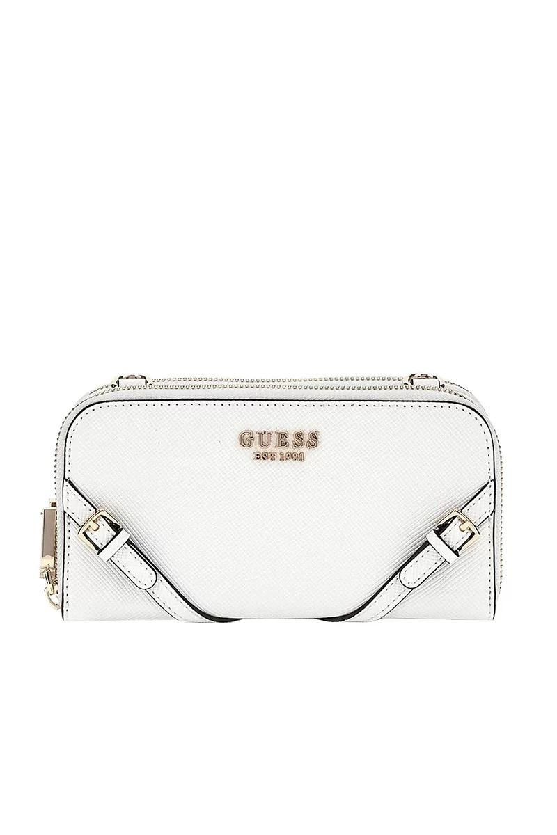 Guess Kadın Beyaz Bramina Çapraz Askılı Organizer Çanta