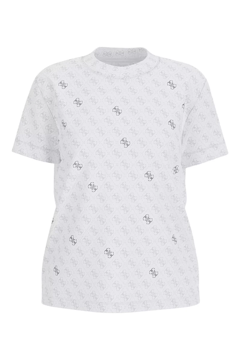 Guess Chrysanta Cn T-Shırt Kadın Beyaz T-Shirt V5GI16I3Z14-P0JE