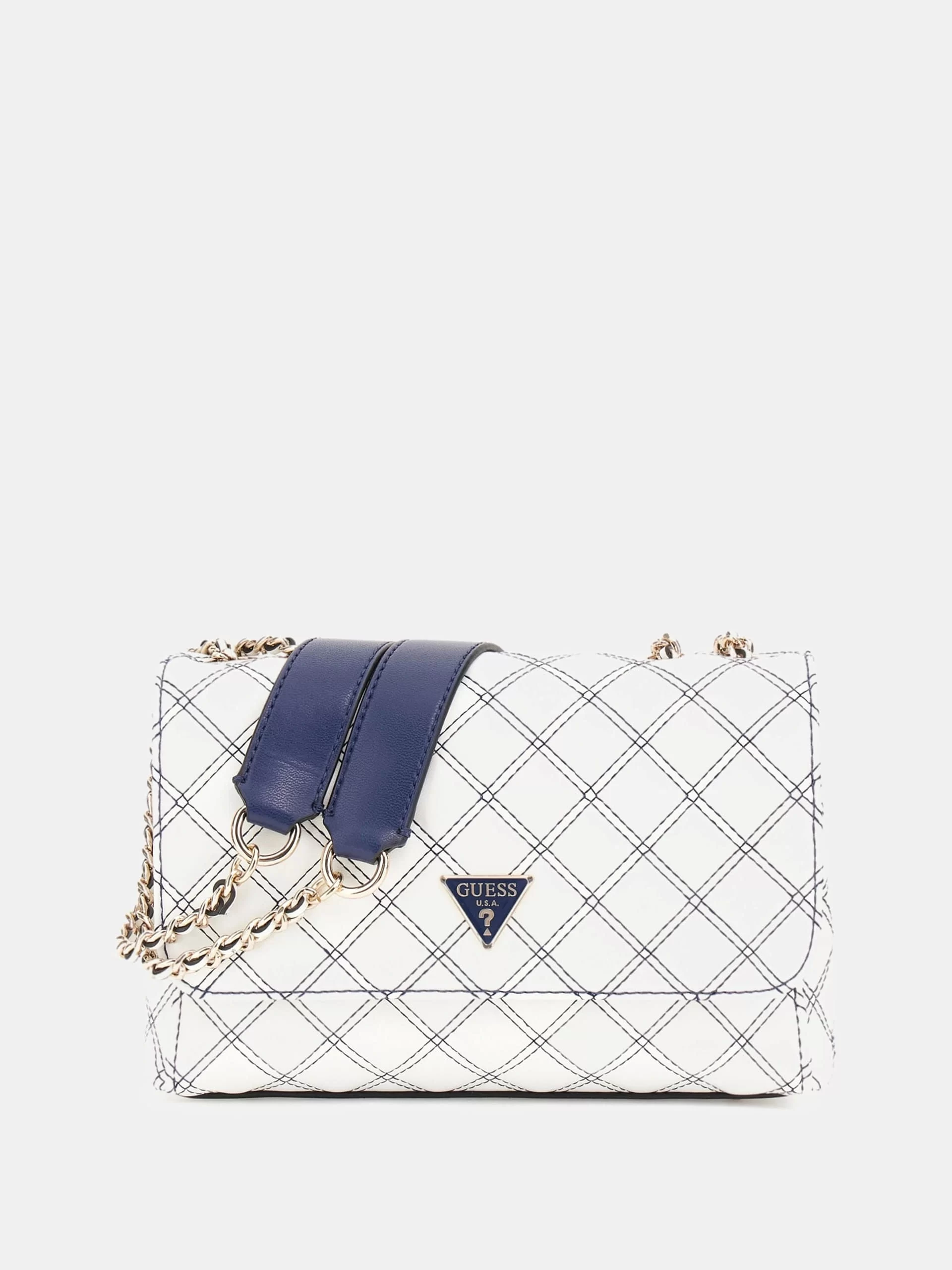 Guess Kadın Beyaz Cruise Vibe Dönüştürülebilir Flap Crossbod