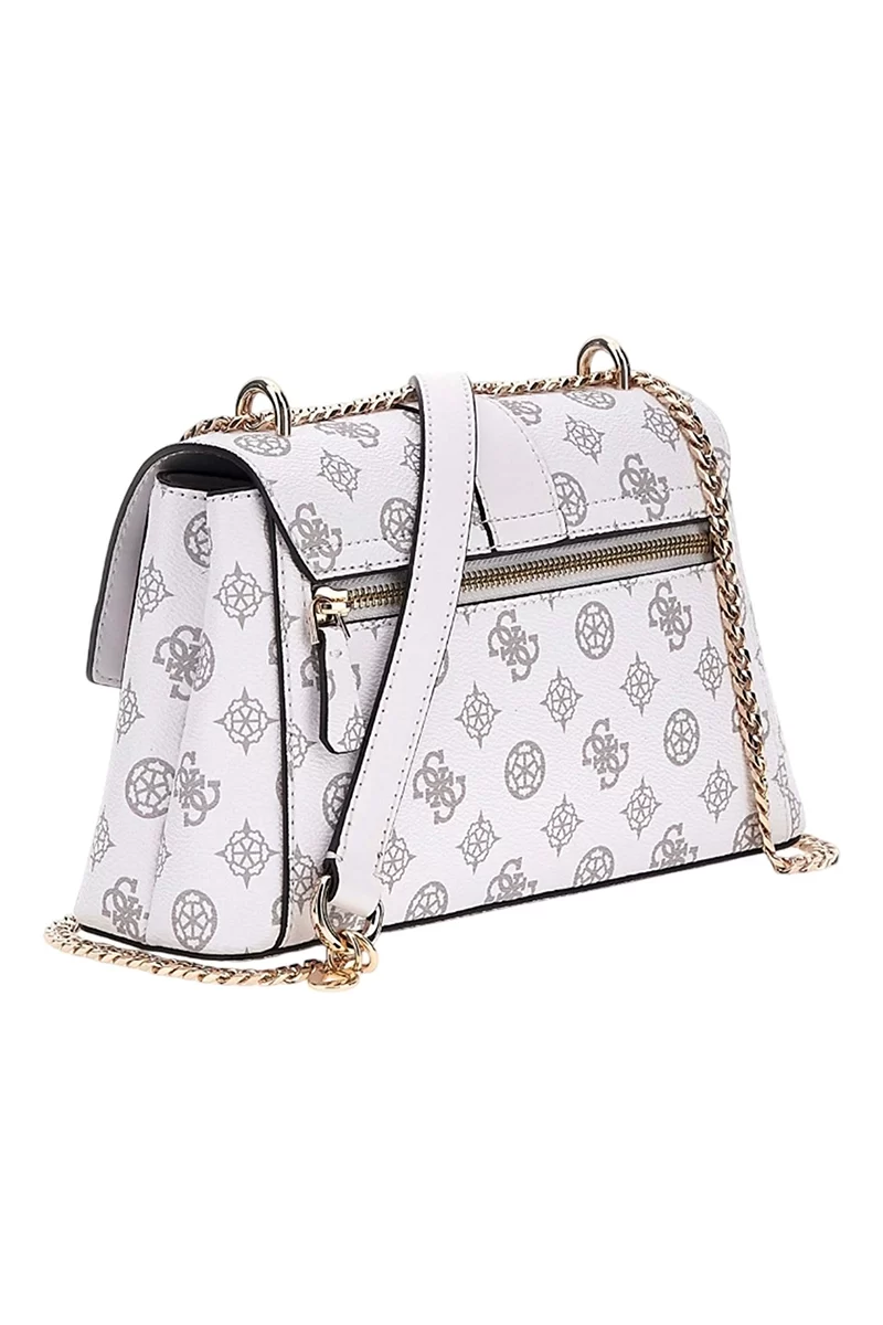 Guess Dorys Convertıble Xbody Flap Kadın Beyaz Çapraz Çanta HWPG9521210-WLO
