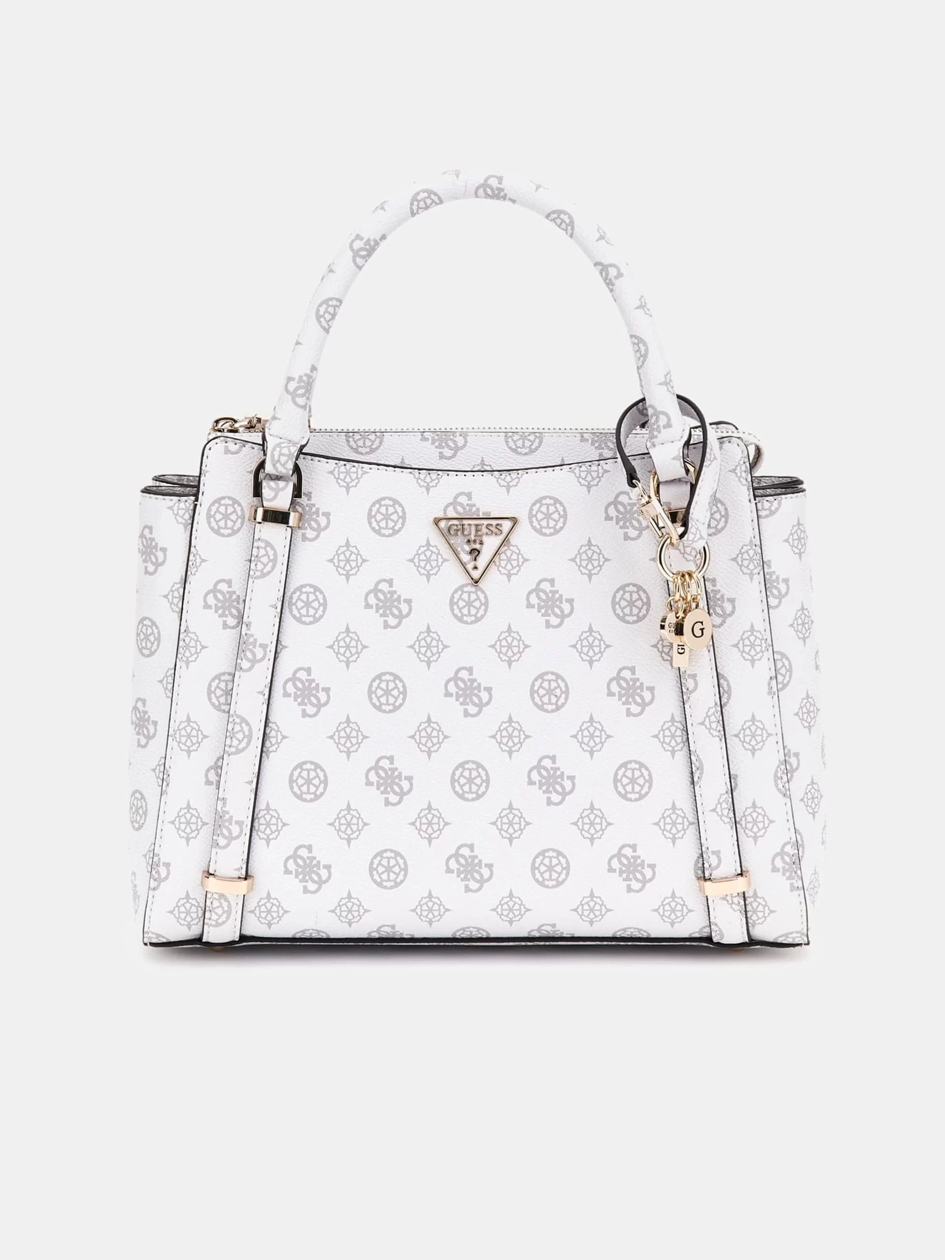 Guess Eco Erıca 2 Comp Satchel Kadın Beyaz El Çantası HWEPG951006-WLO