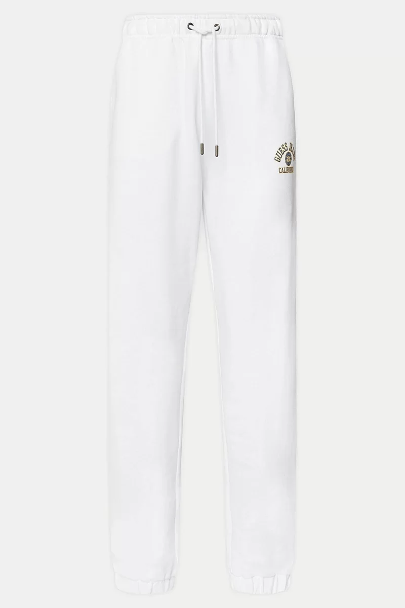Guess jeans Gj Pants Iconıc Fleece Kadın Beyaz Eşofman Altı W5RB63K68I4-G011