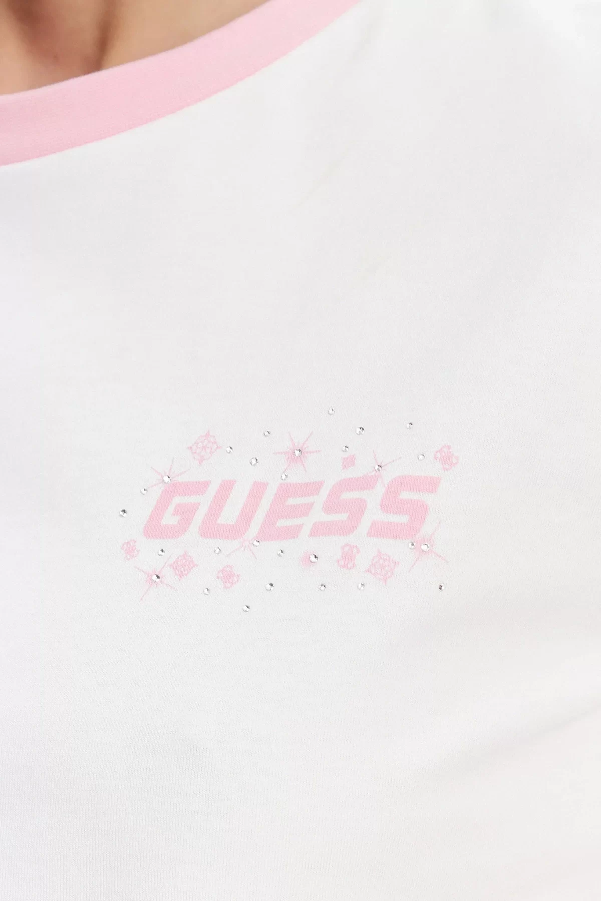 Guess Fresıa Cn T-Shırt Kadın Beyaz T-Shirt V5GI11I3Z14-G011