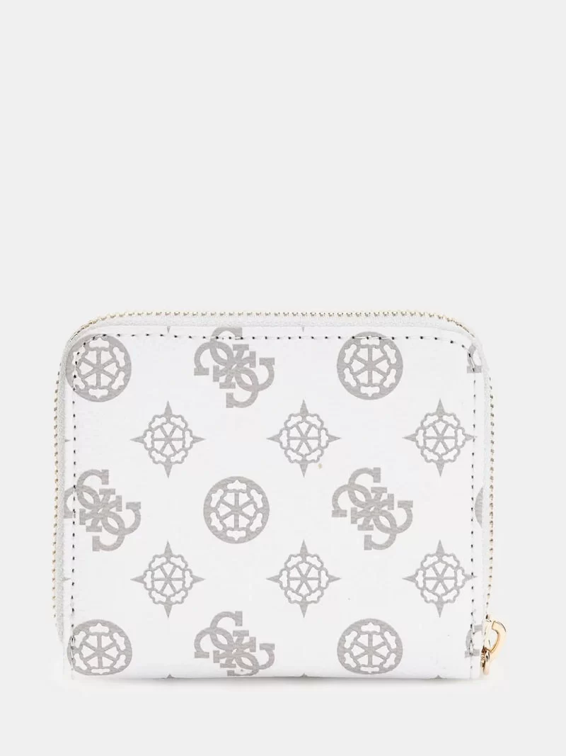 Guess Laurel Slg Small Zıp Around Kadın Beyaz Cüzdan SWPG8500137-WLO